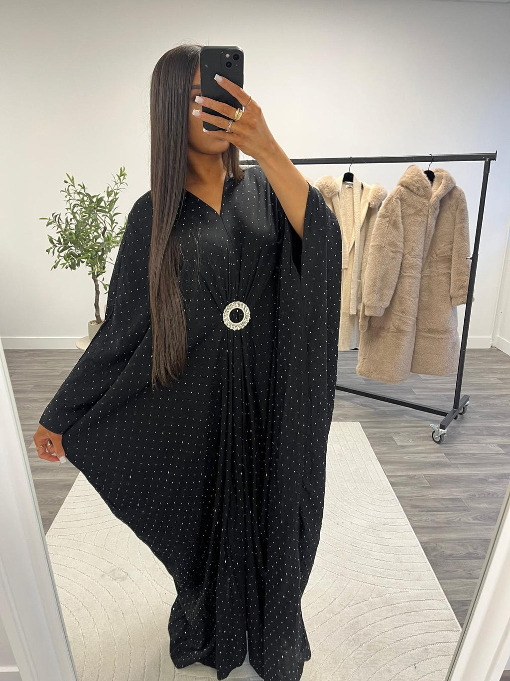 Robe caftano broche TU 2045