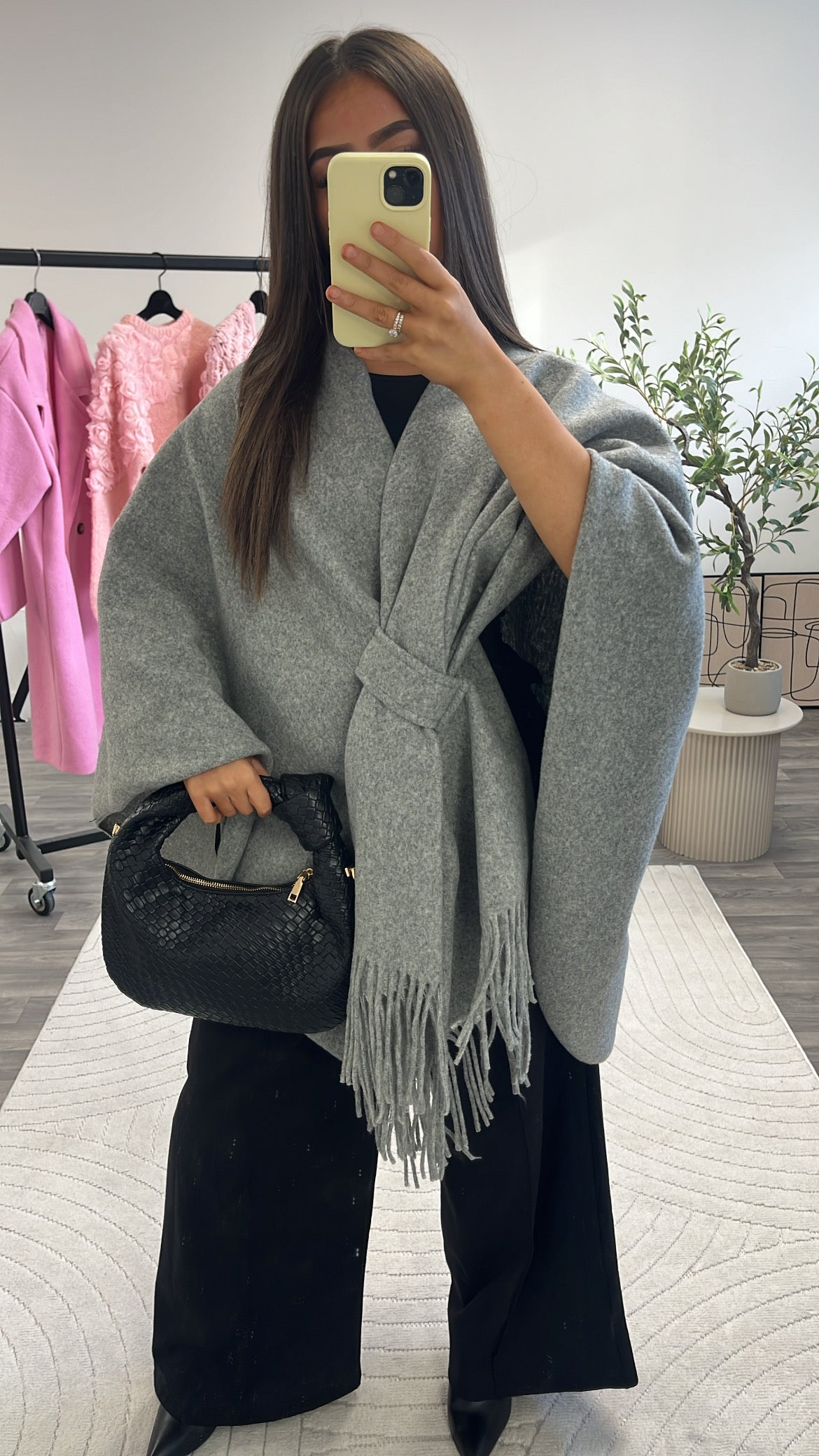 Manteau cap grise 11804