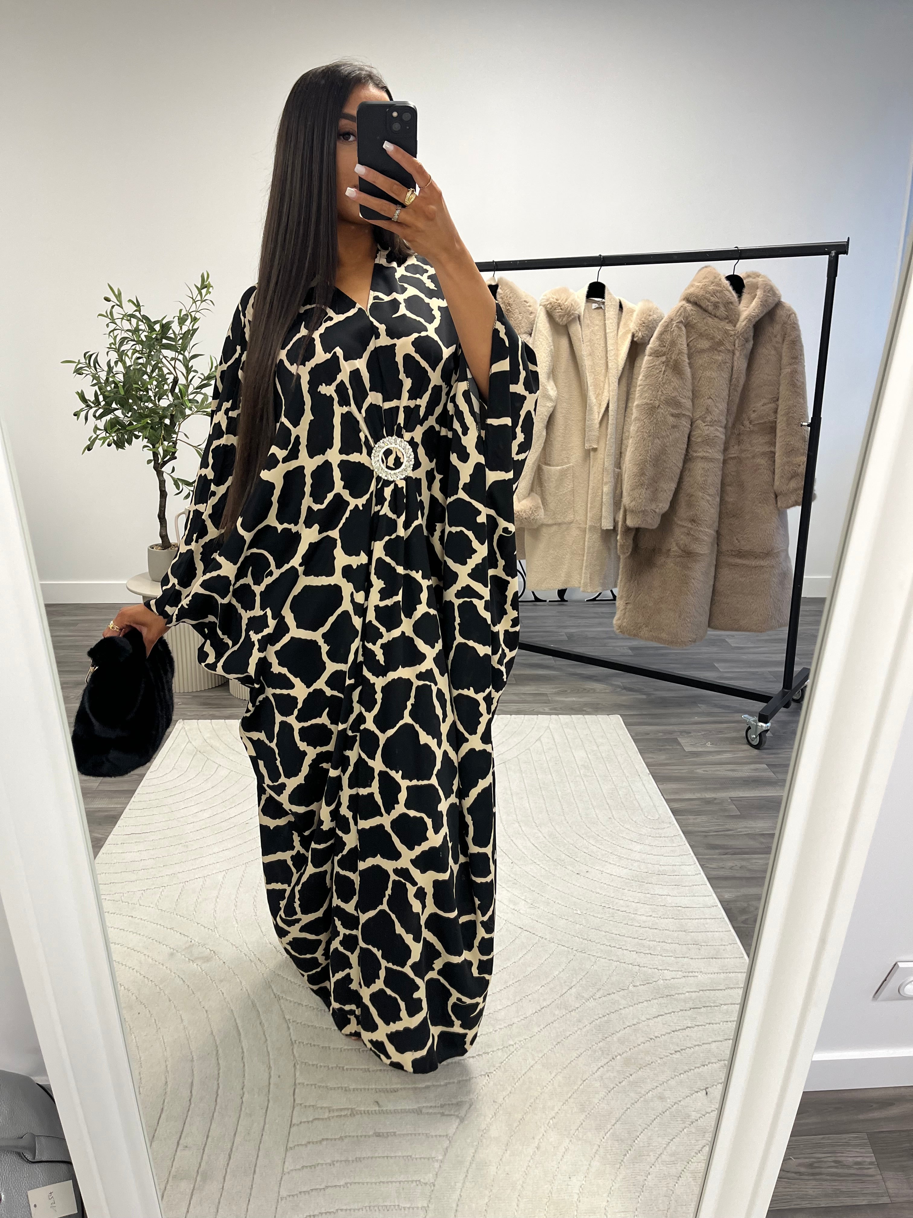 Robe caftano broche TU 2045