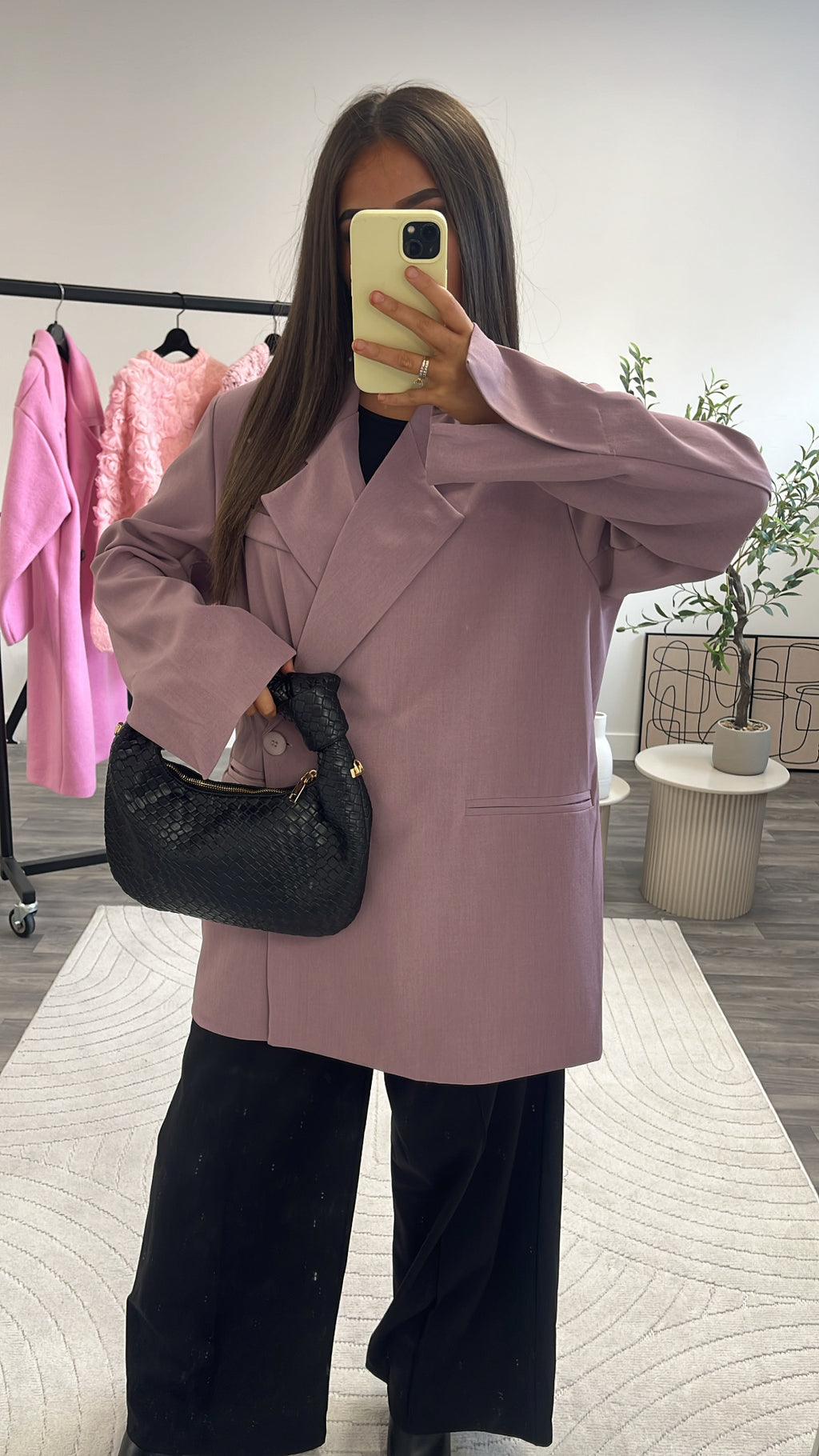 Blazer rose pâle doublure TU 88662