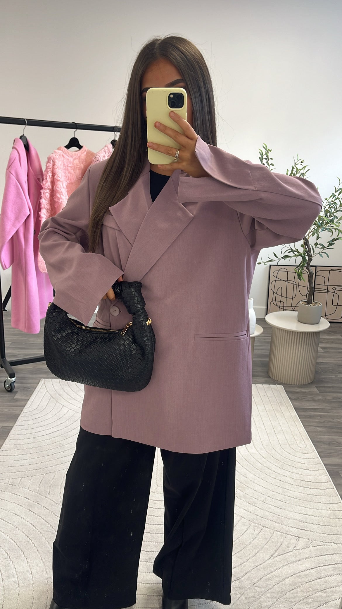 Blazer rose pâle doublure TU 88662