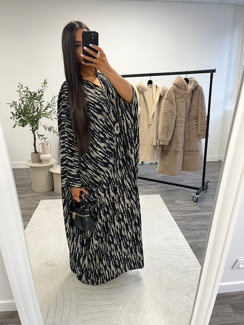 Robe caftano broche TU 2045