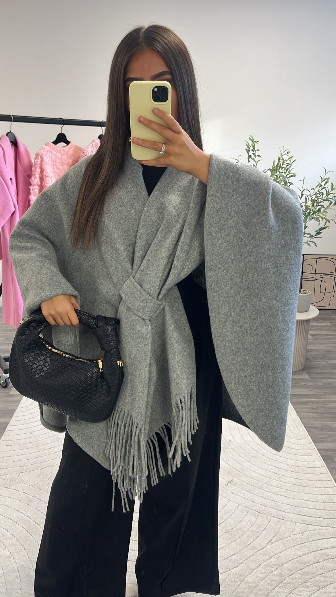 Manteau cap grise 11804