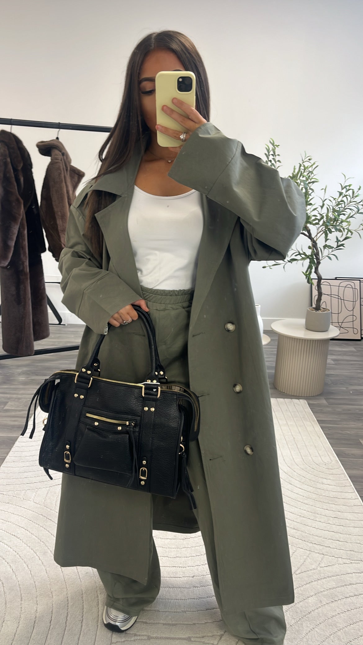Trench kaki Numa