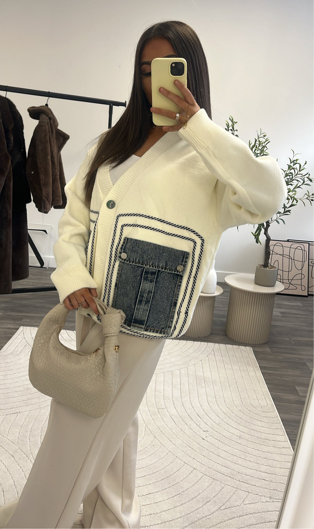 Gilet empiècement Jean’s