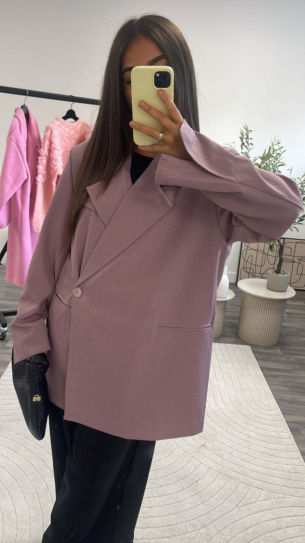 Blazer rose pâle doublure TU 88662