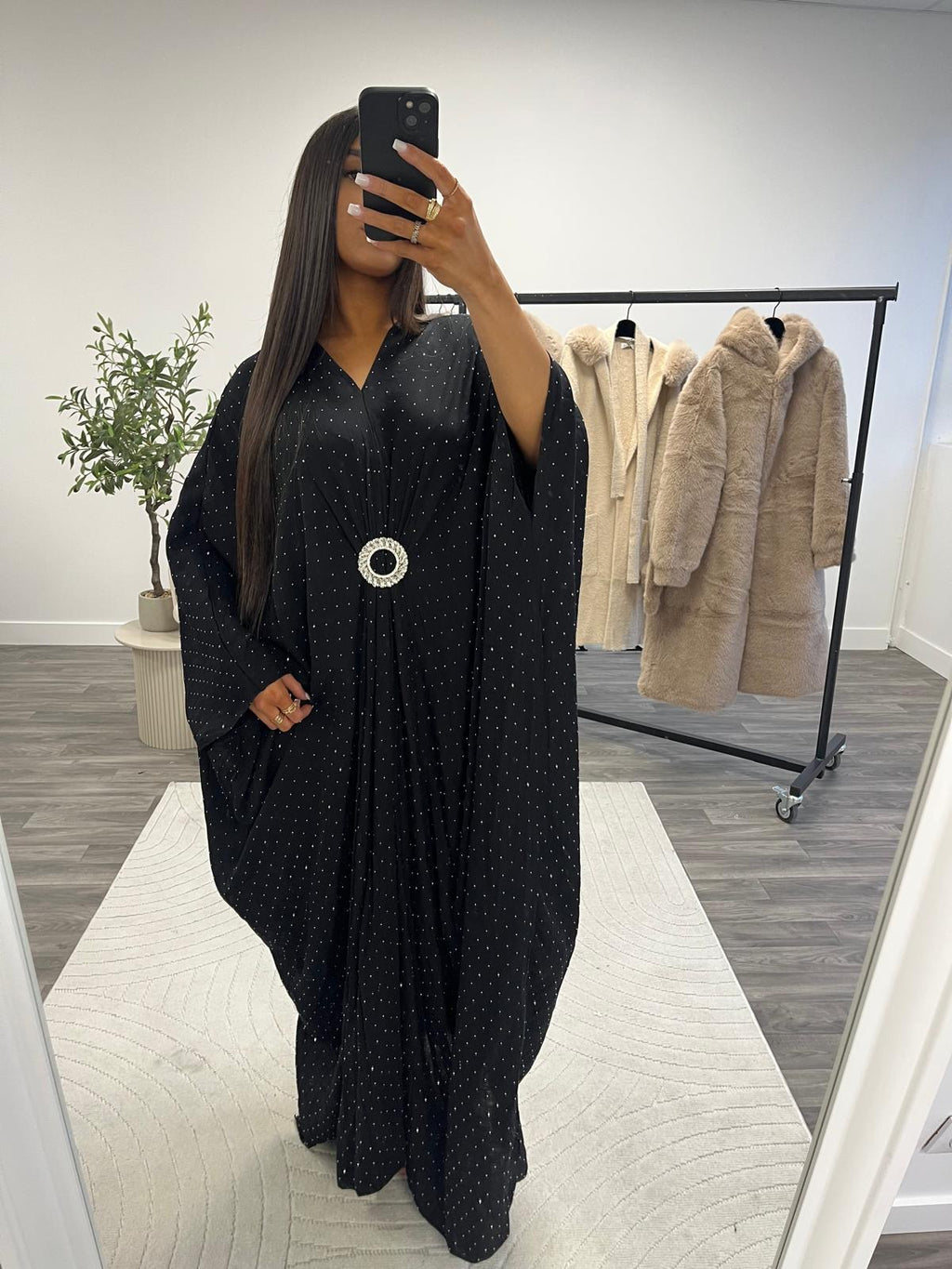 Robe caftano broche TU 2045