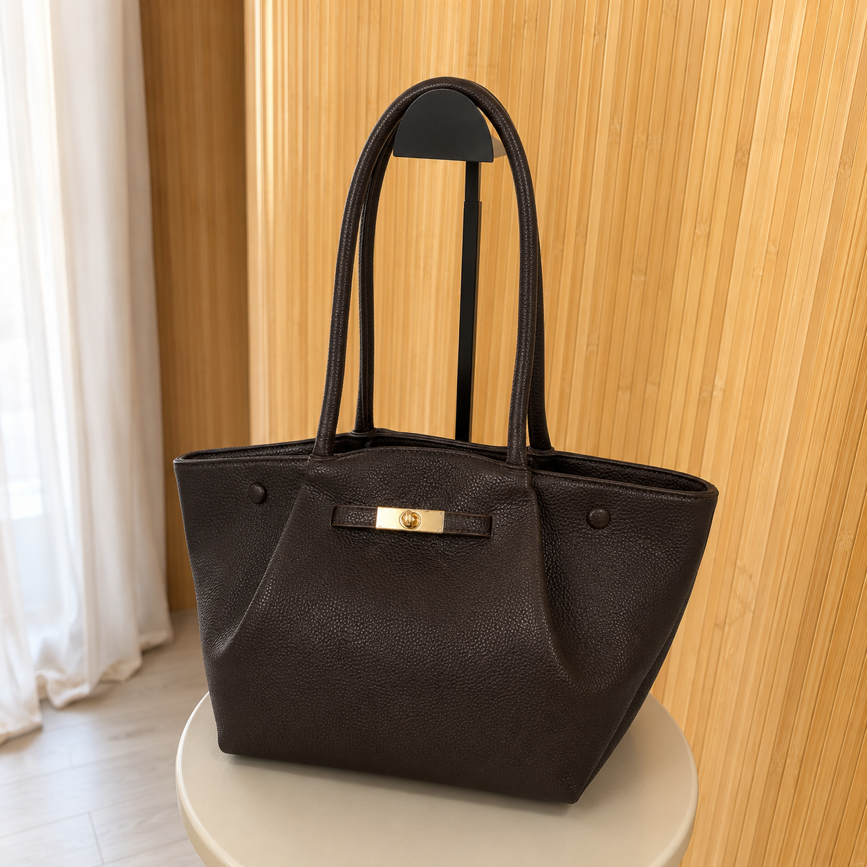 Sac façon cuir grainé A4