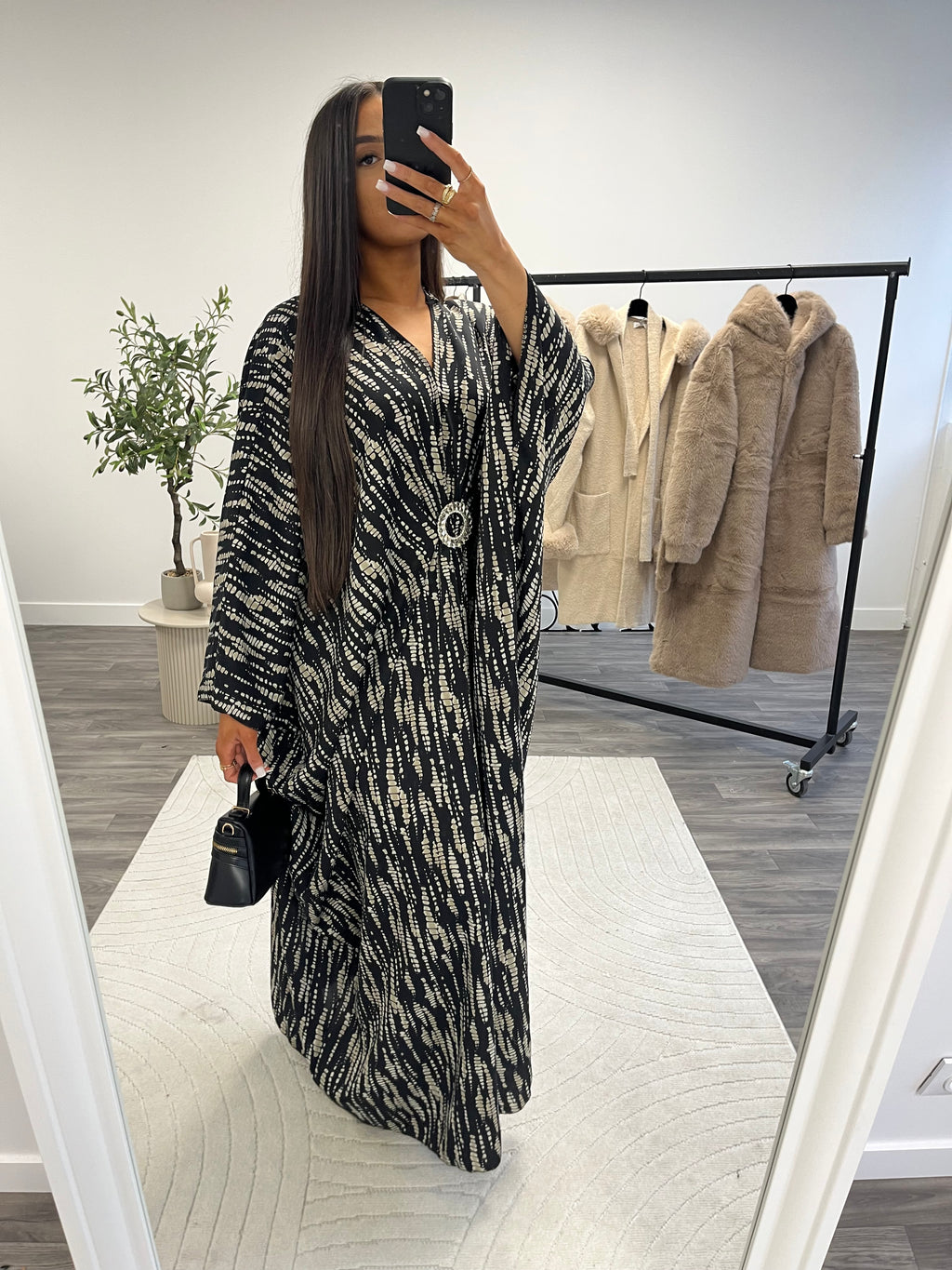 Robe caftano broche TU 2045