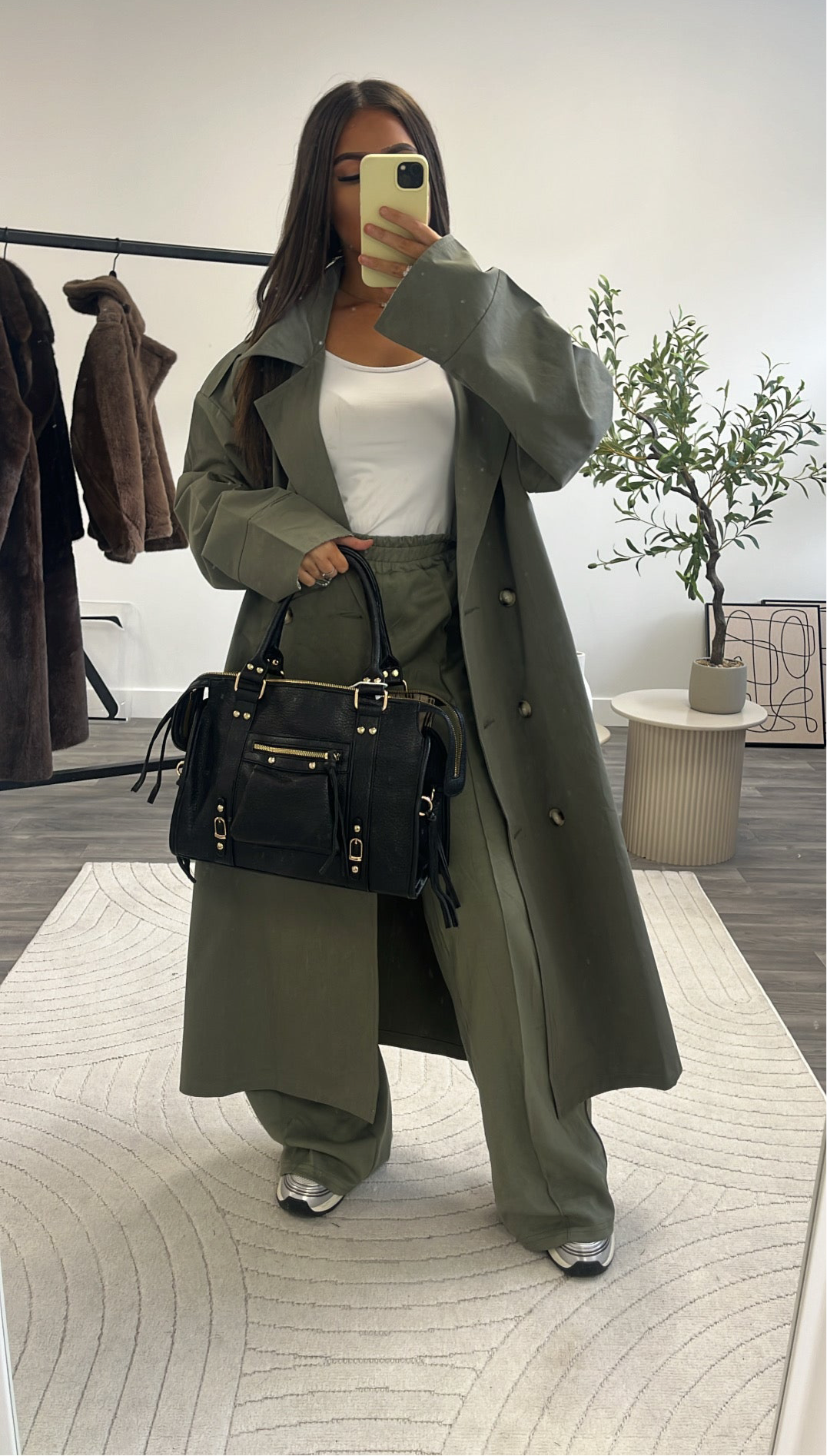 Trench kaki Numa