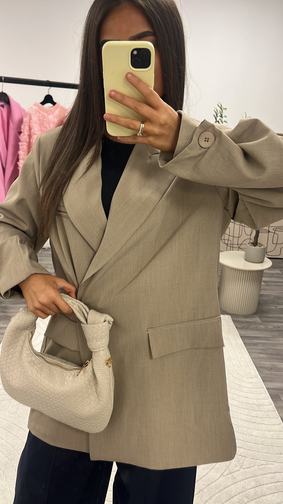 BLAZER bouton manche