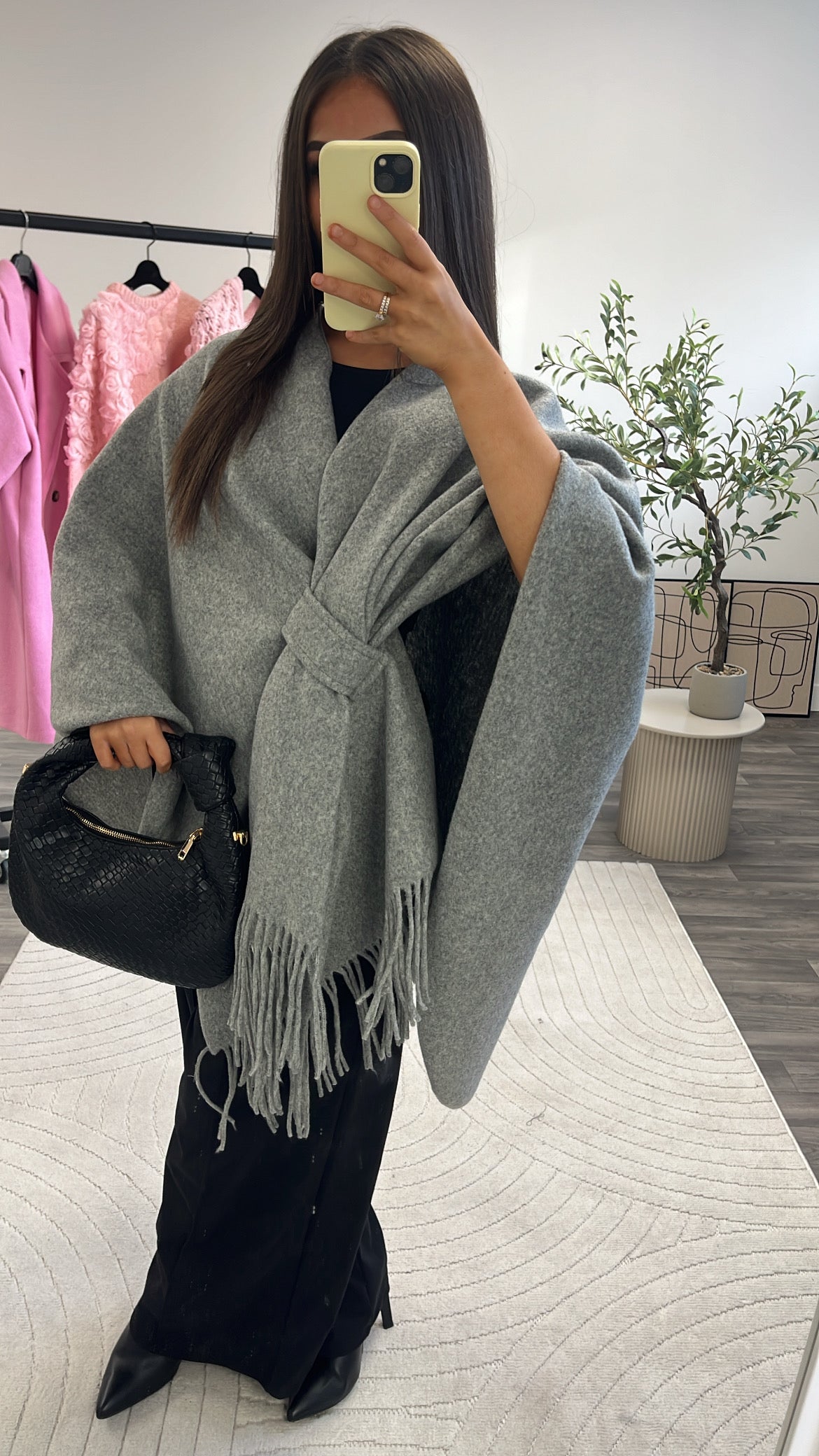 Manteau cap grise 11804