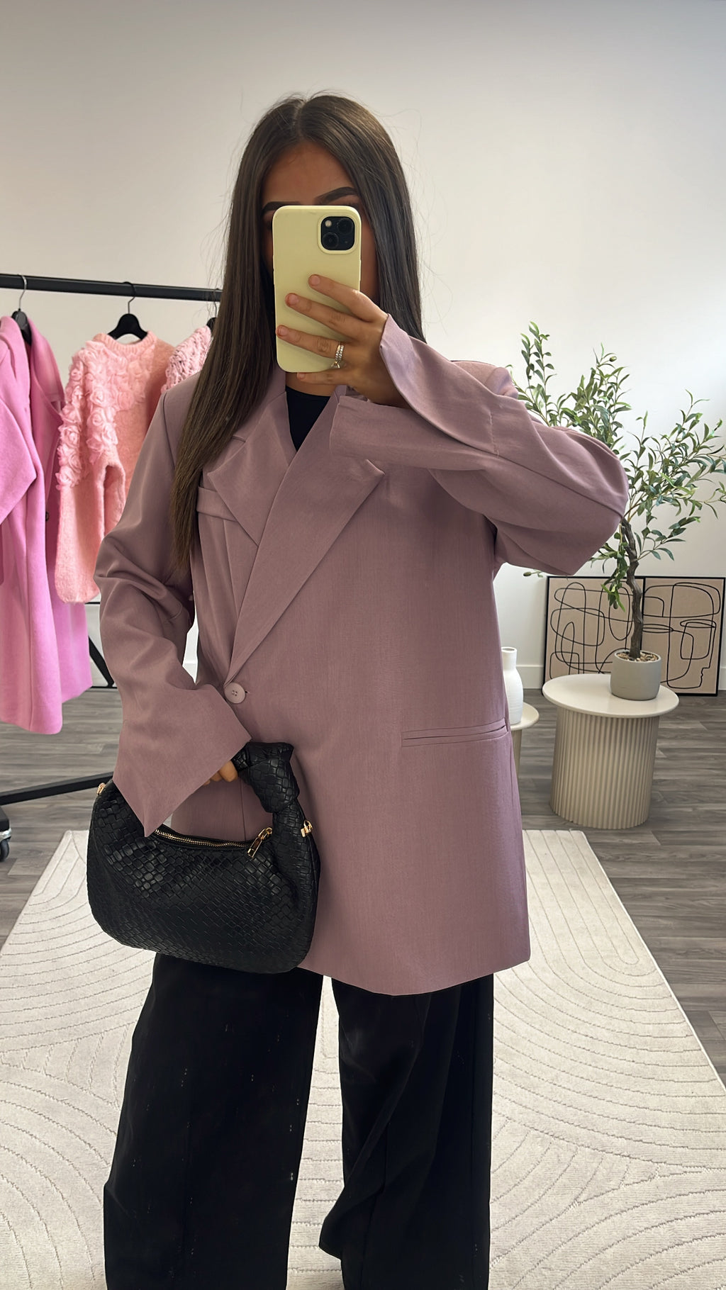 Blazer rose pâle doublure TU 88662
