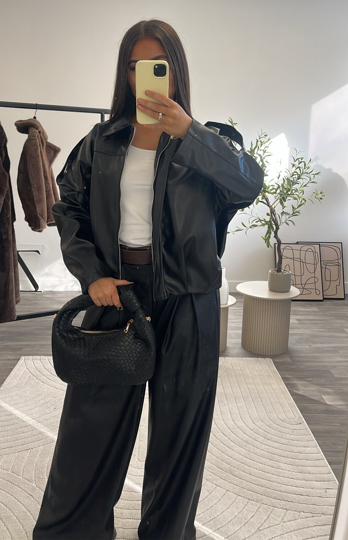 BOMBERS SIMILI CUIR