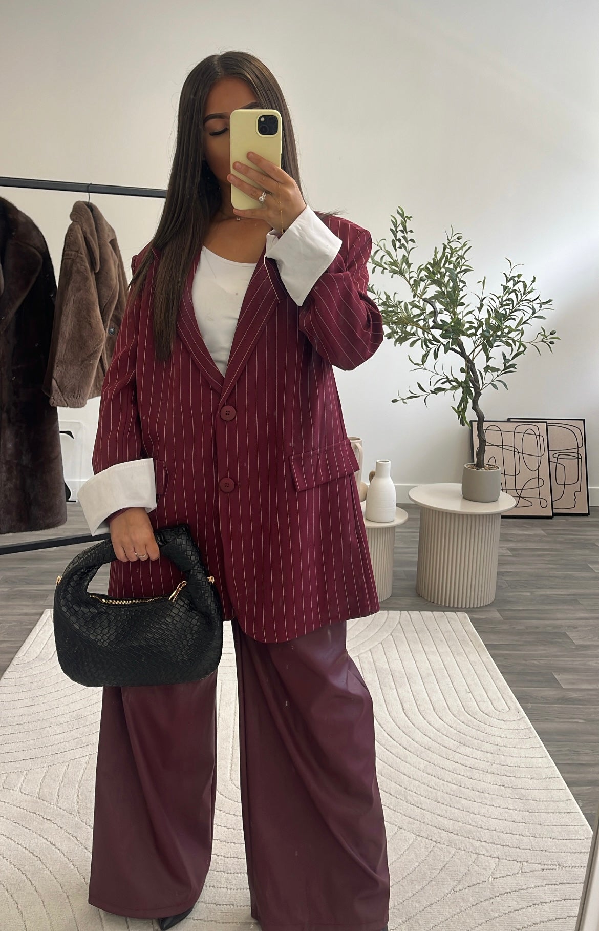 BLAZER À RAYURE