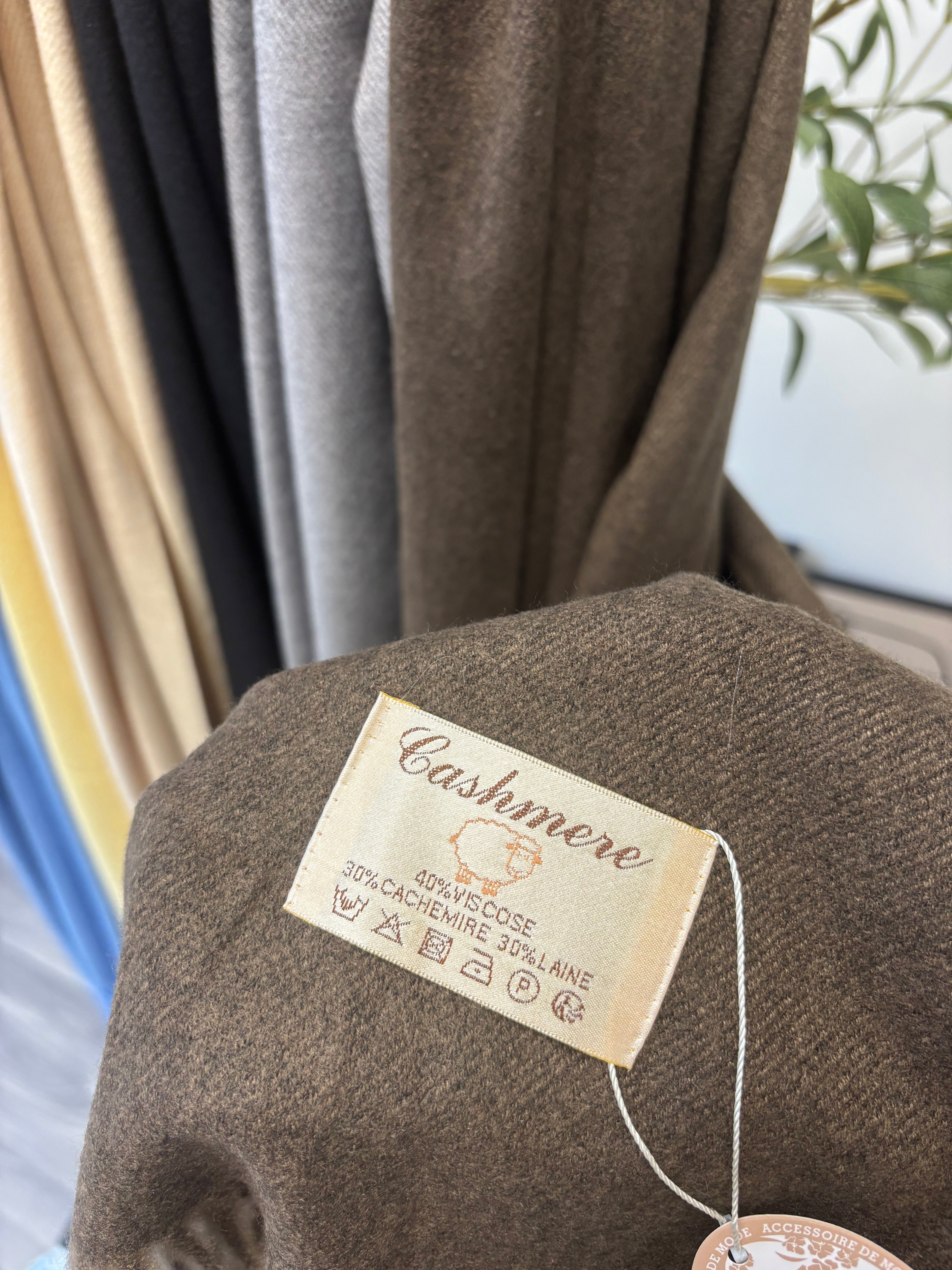 Écharpe cachemire mixte 77389