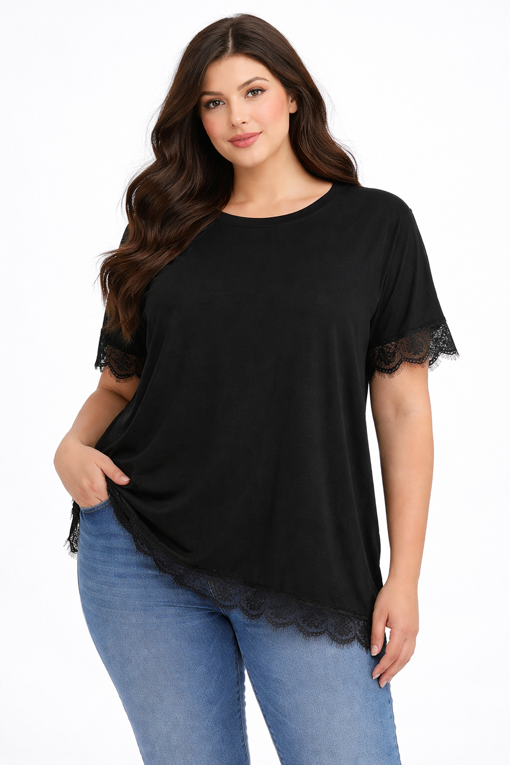 T shirt dentelle TU42/50