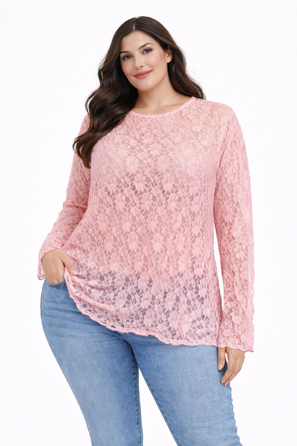 Pull dentelle glamour TU42/50