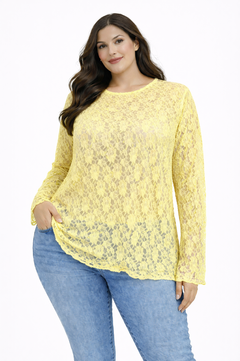 Pull dentelle glamour TU42/50