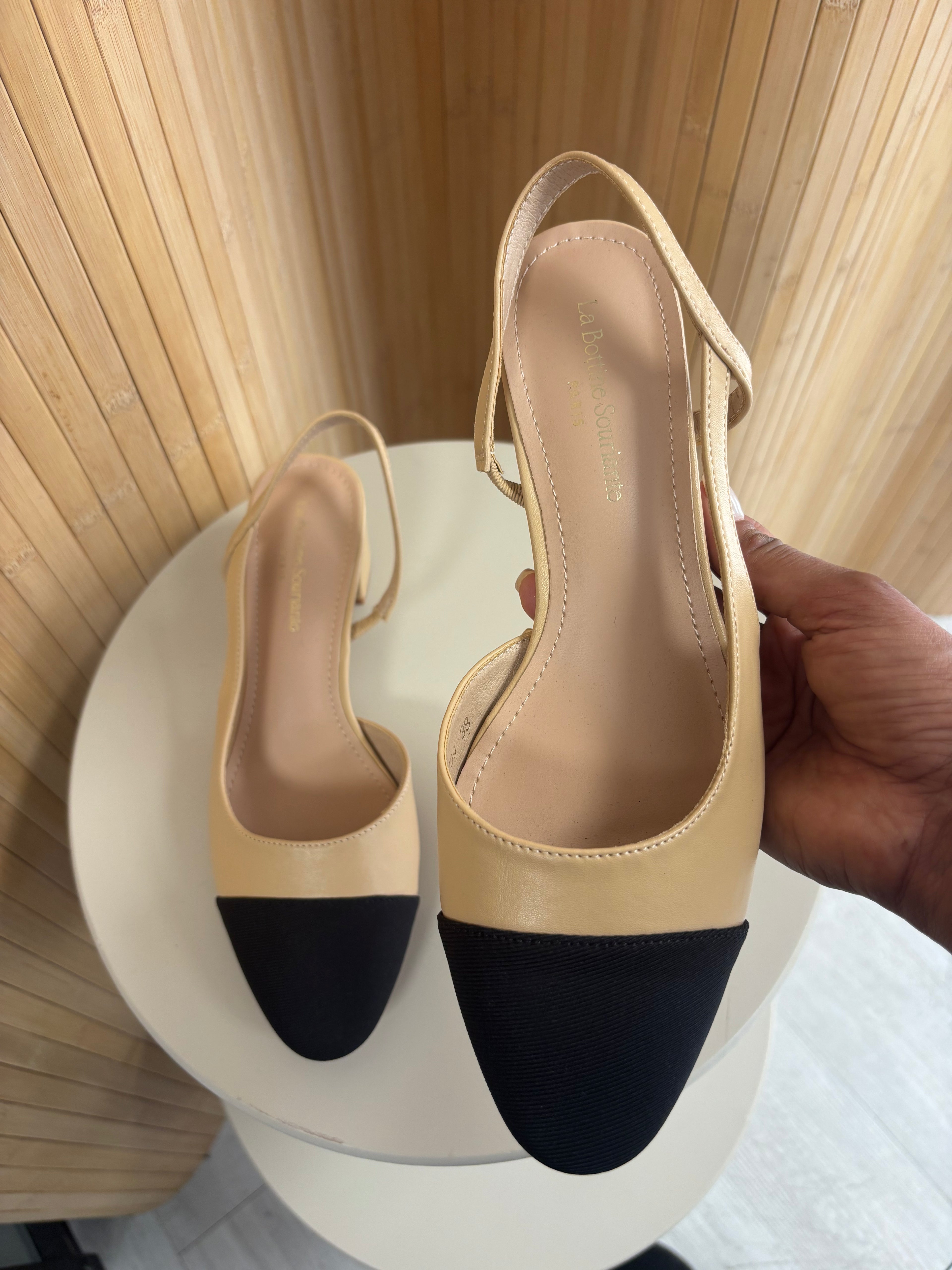 Escarpin demi talon