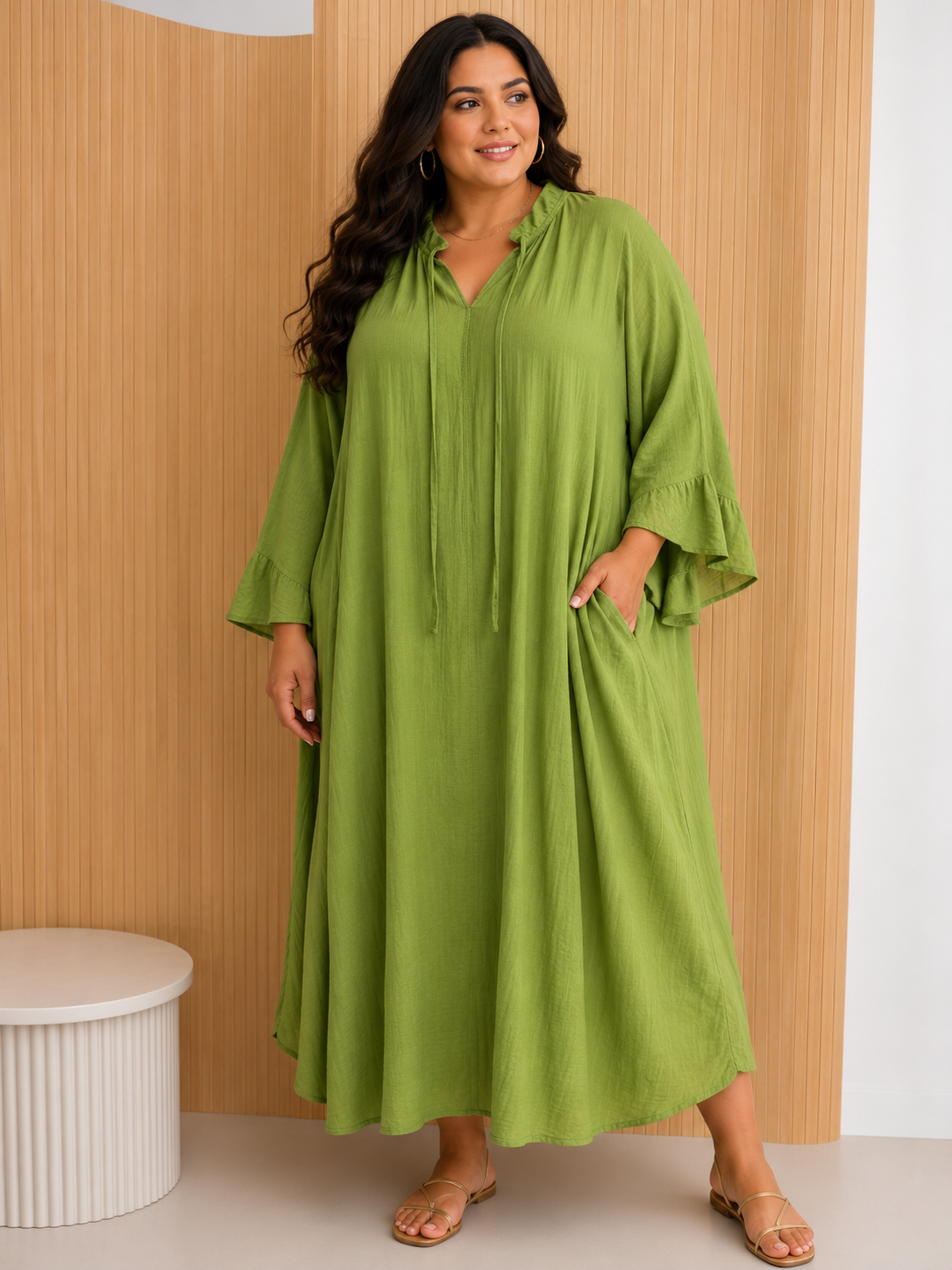 Robe ample viscose