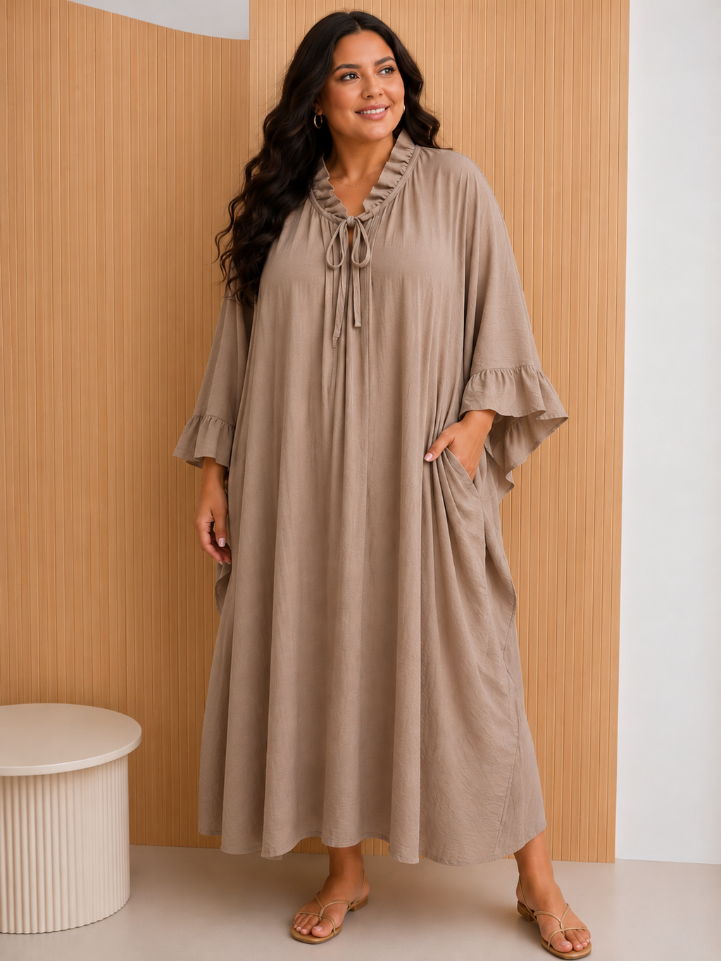 Robe ample viscose