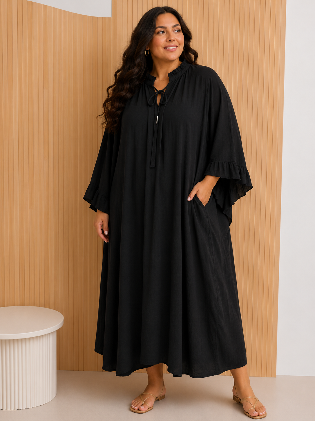 Robe ample viscose