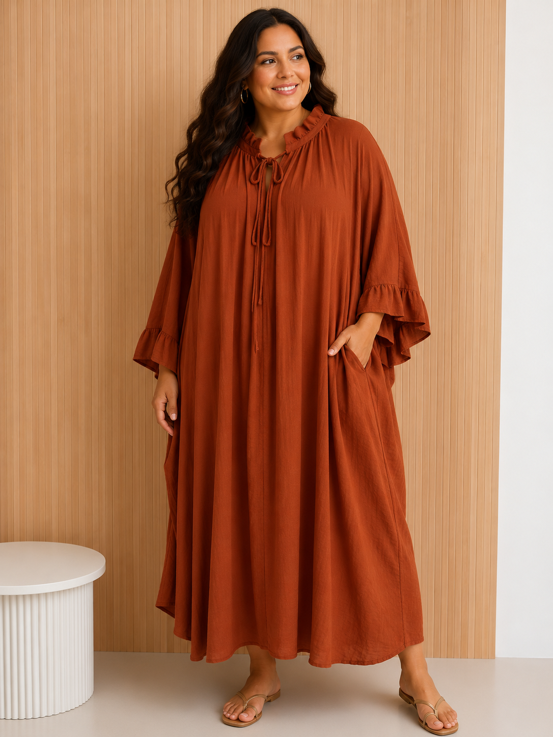 Robe ample viscose