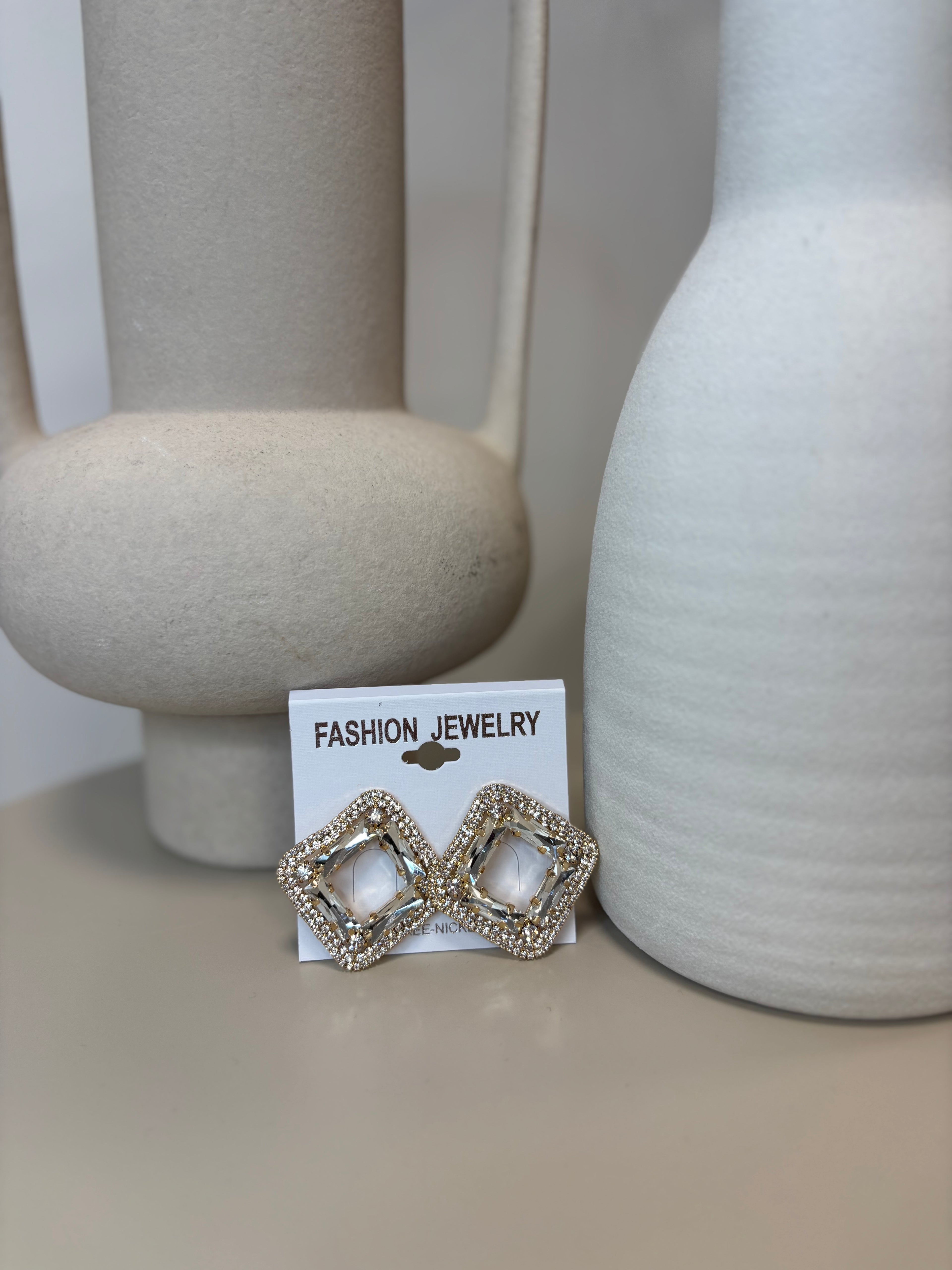 BOUCLES D'OREILLES CARRÉ