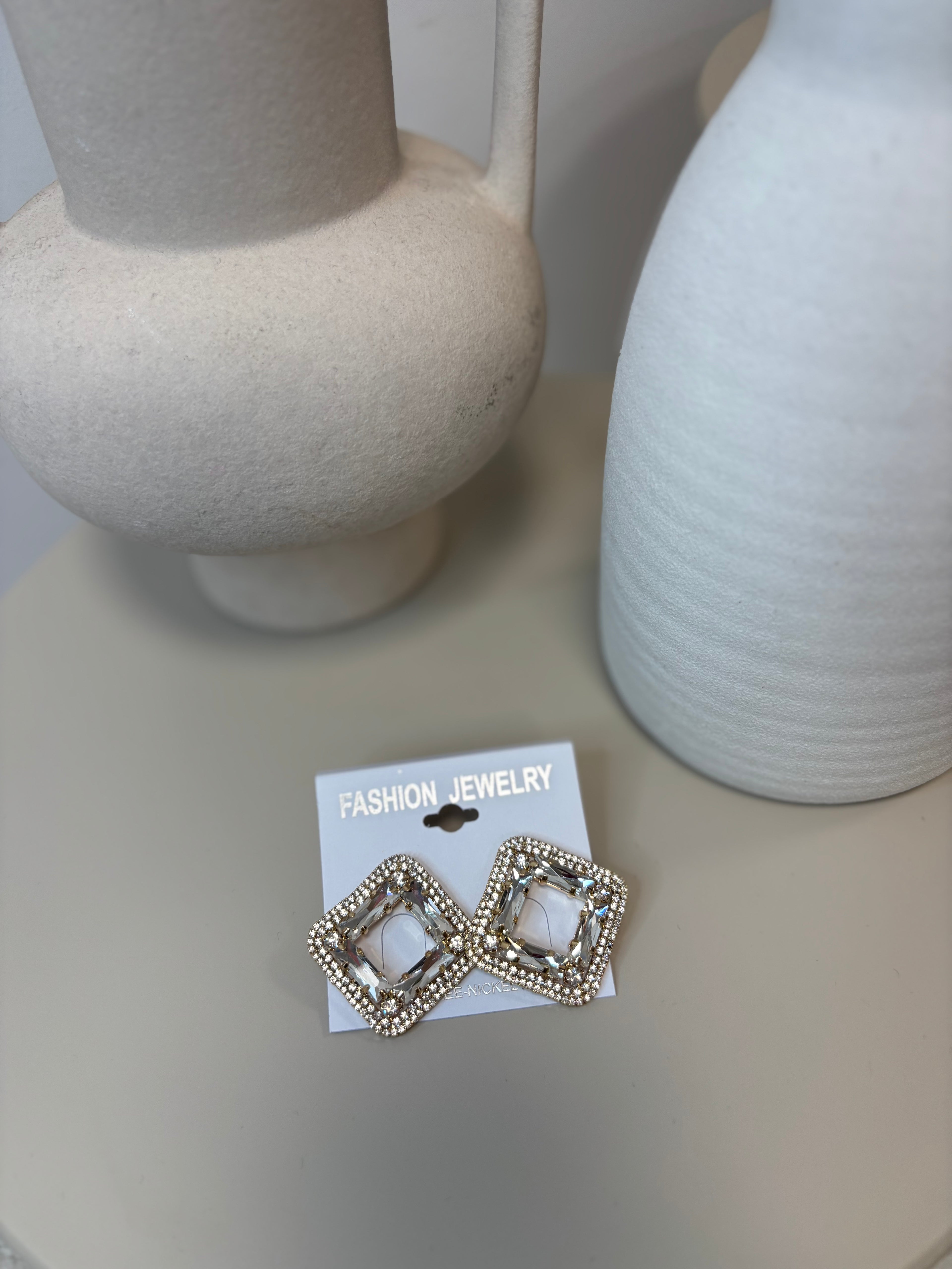 BOUCLES D'OREILLES CARRÉ