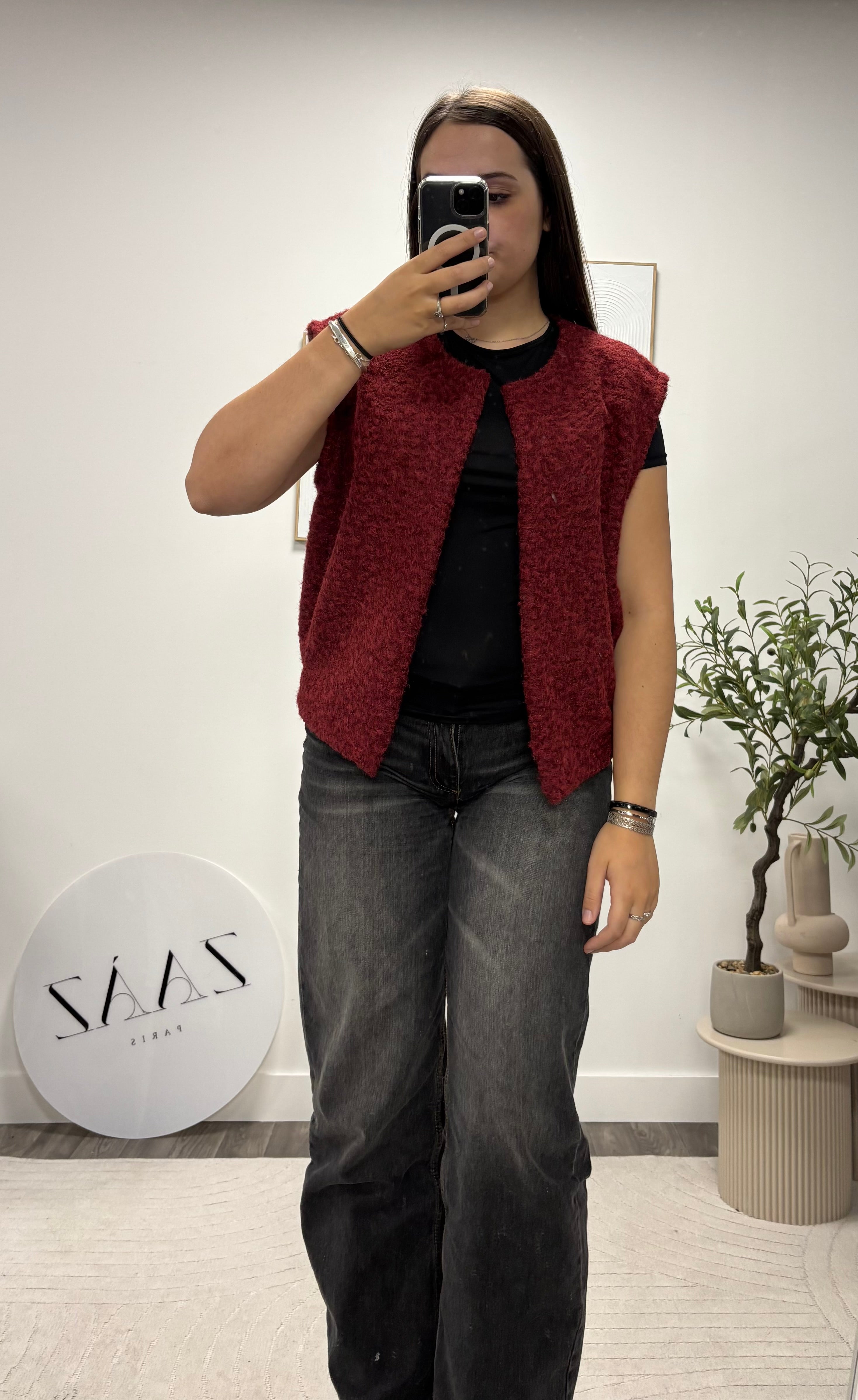 GILET LAINE 57871
