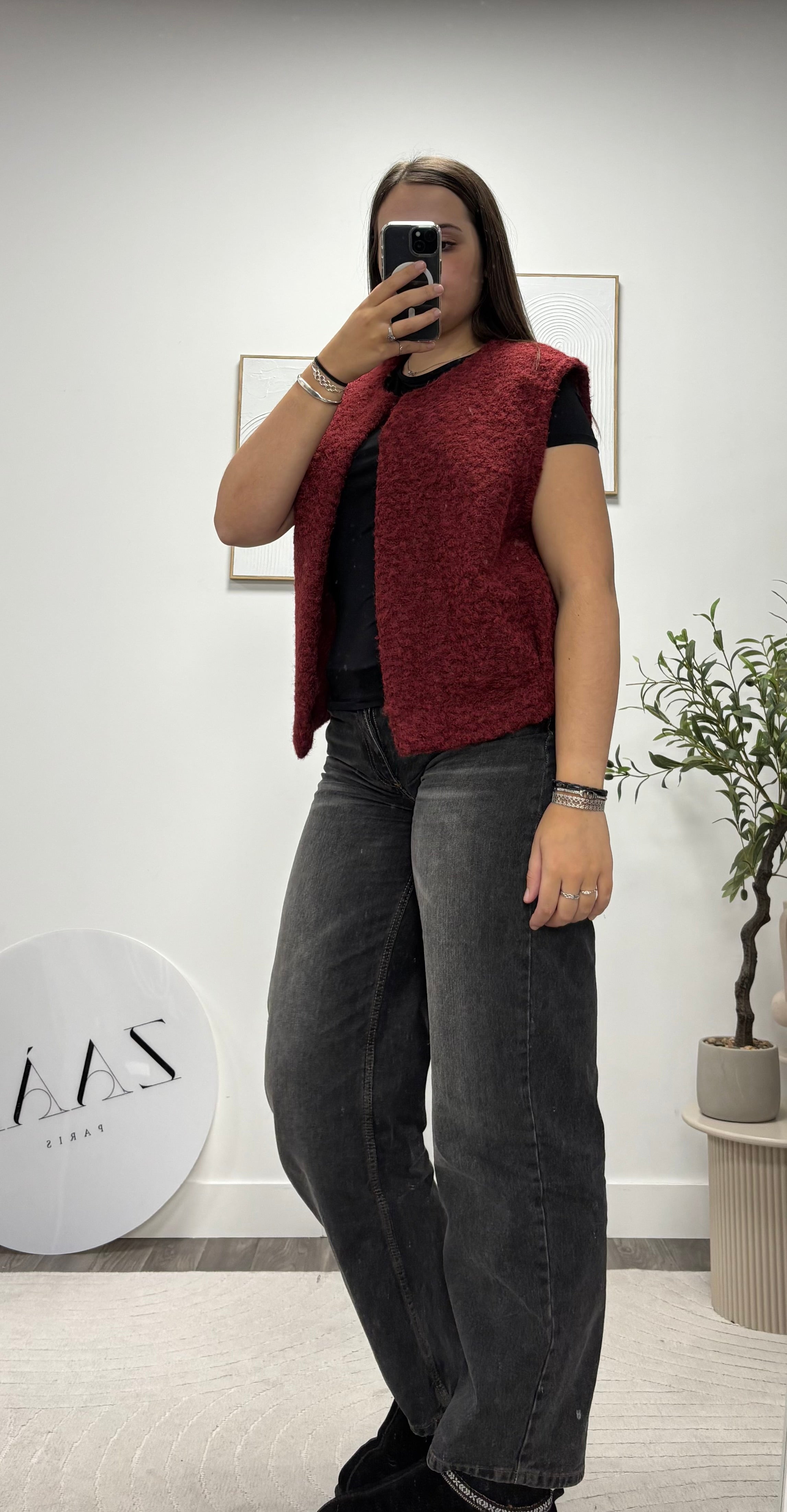 GILET LAINE 57871
