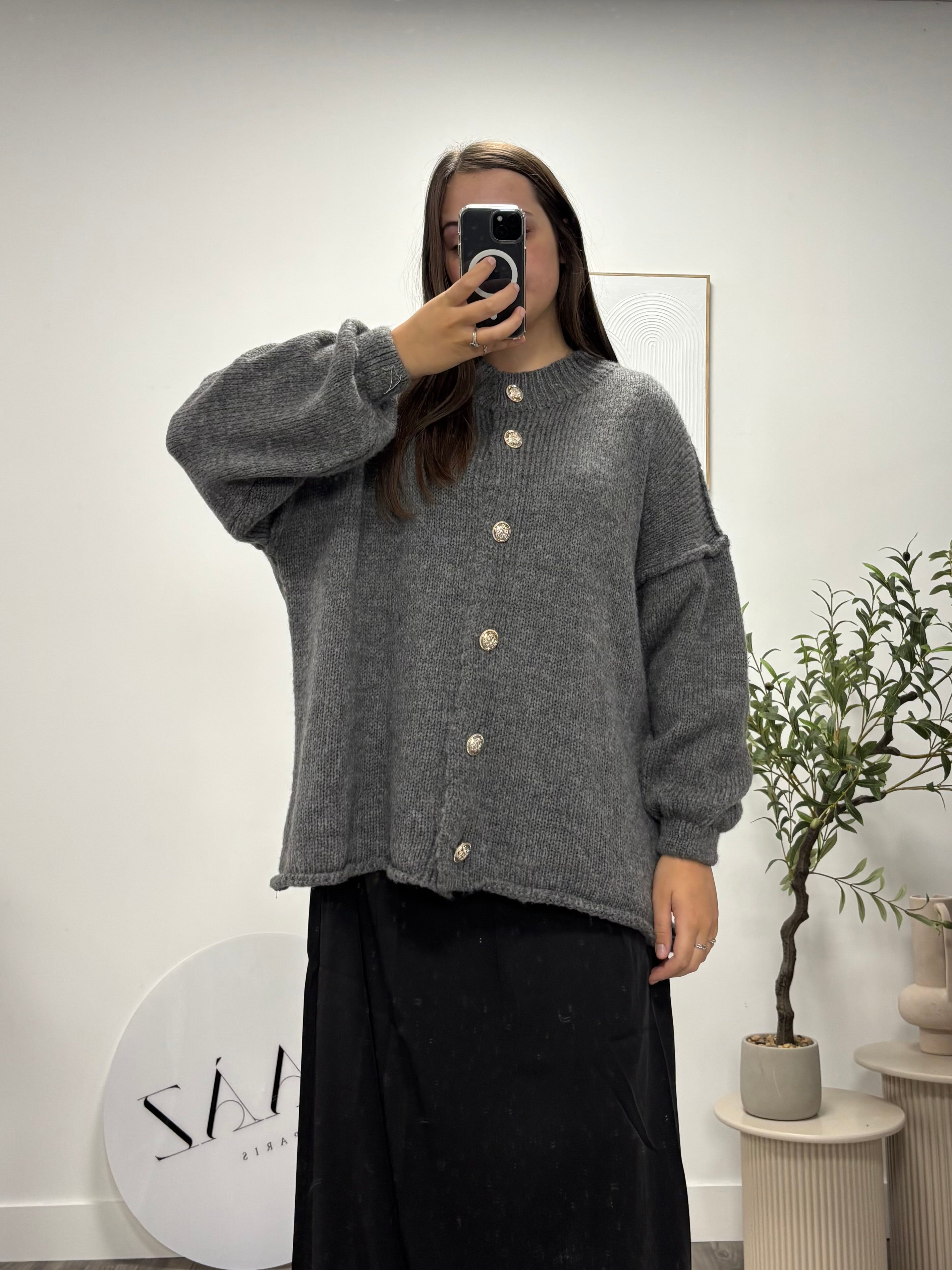 GILET MAILLE LOU 1013