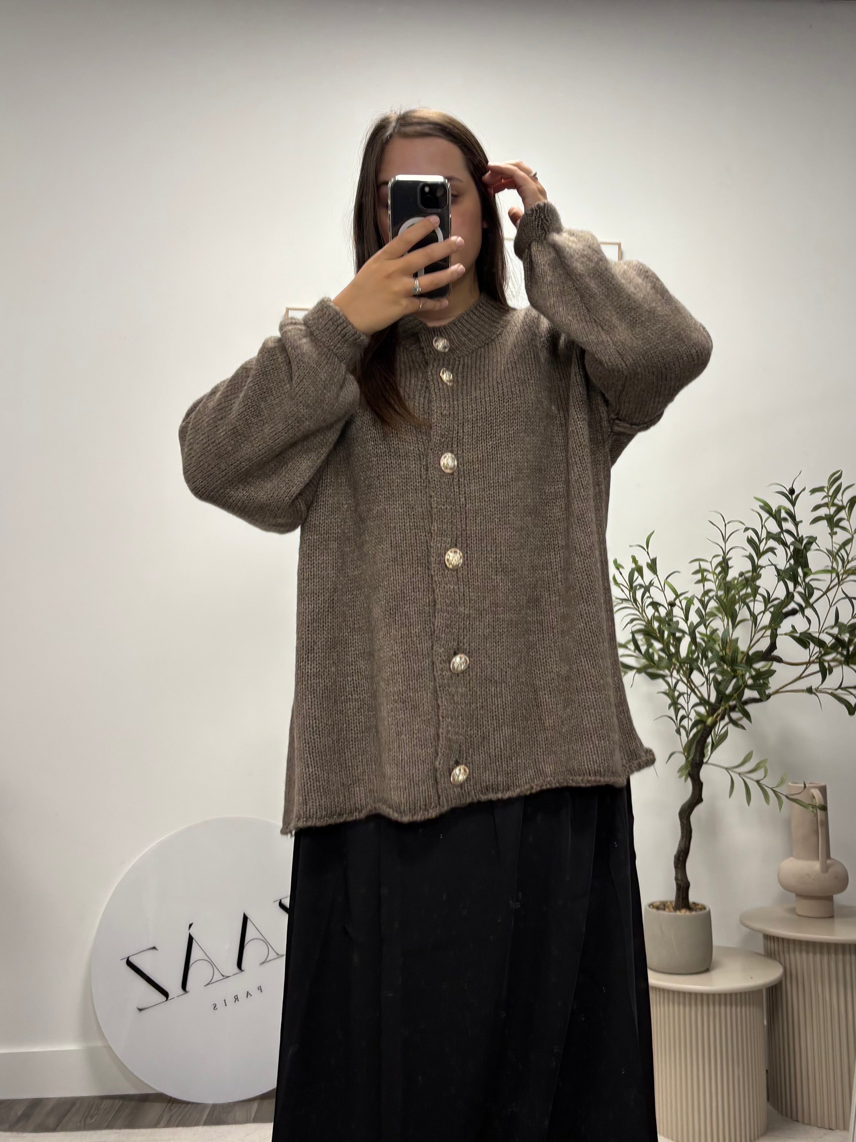 GILET MAILLE LOU 1013