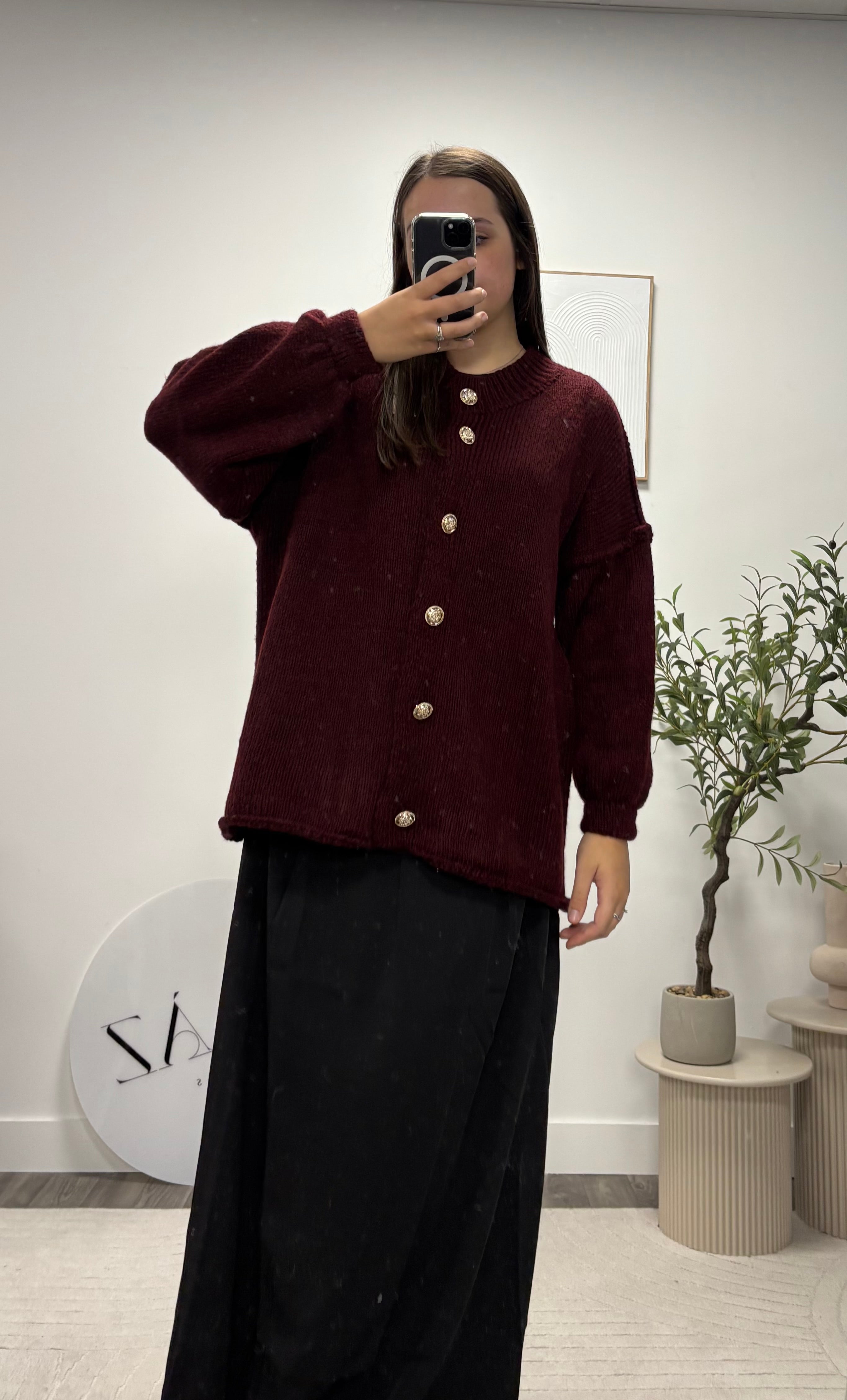 GILET MAILLE LOU 1013