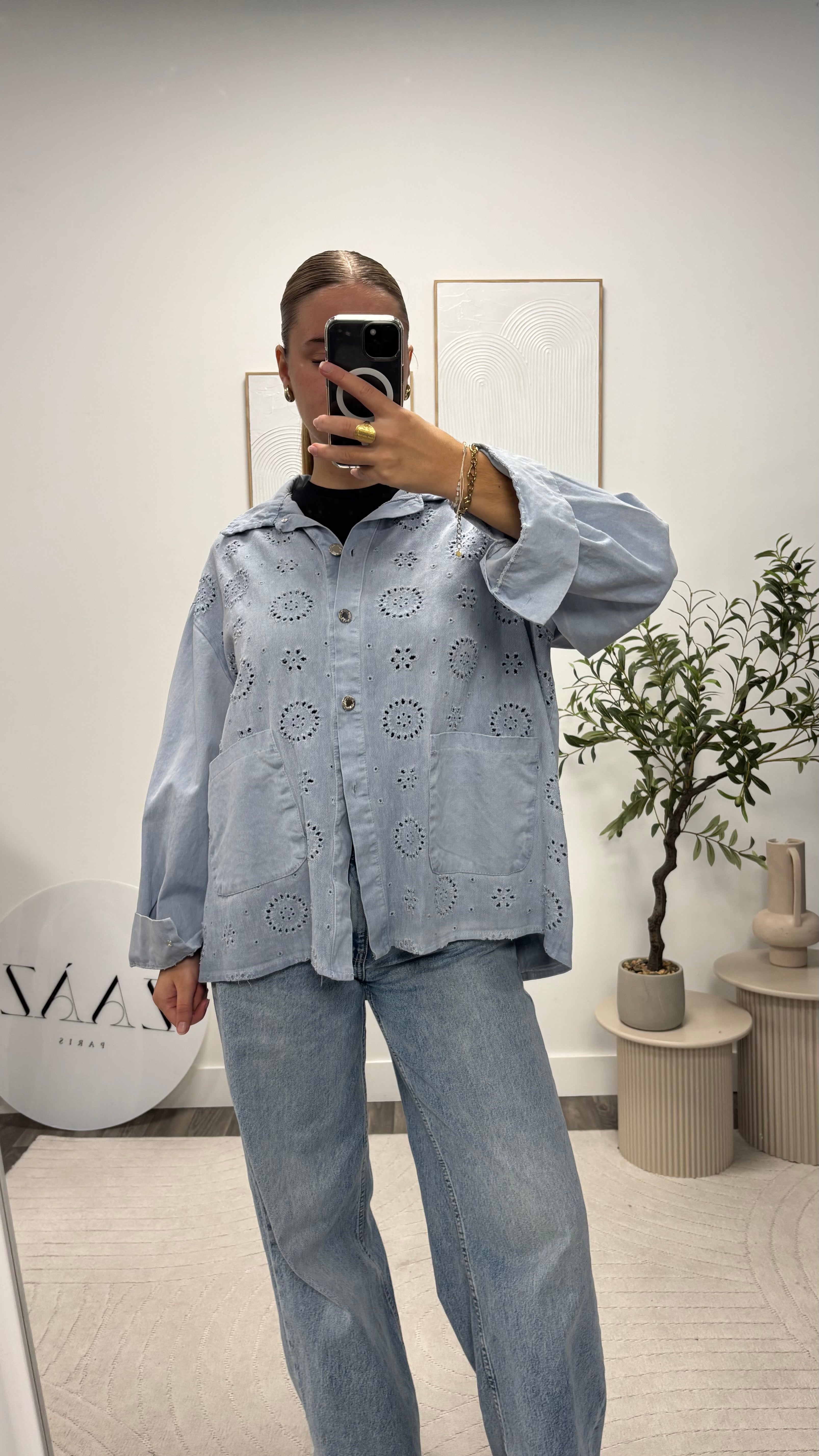 VESTE CHEMISE LAURA 15213-16