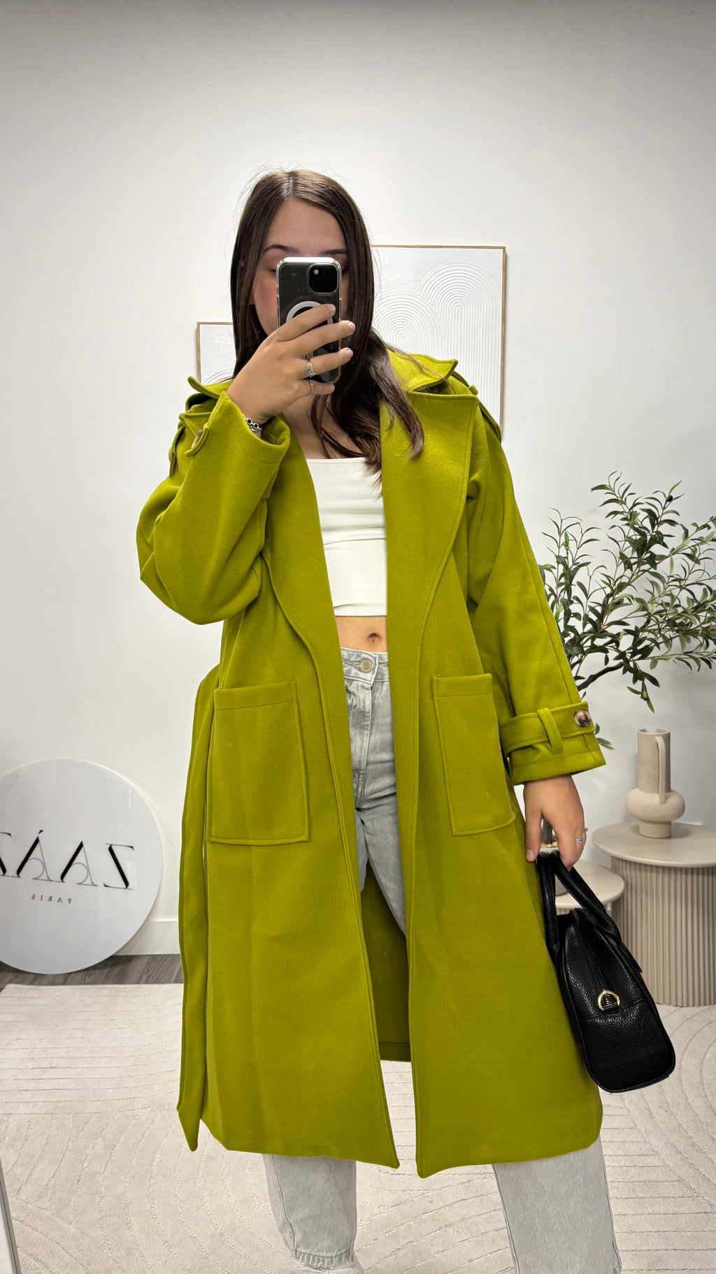 MANTEAU VERT 690