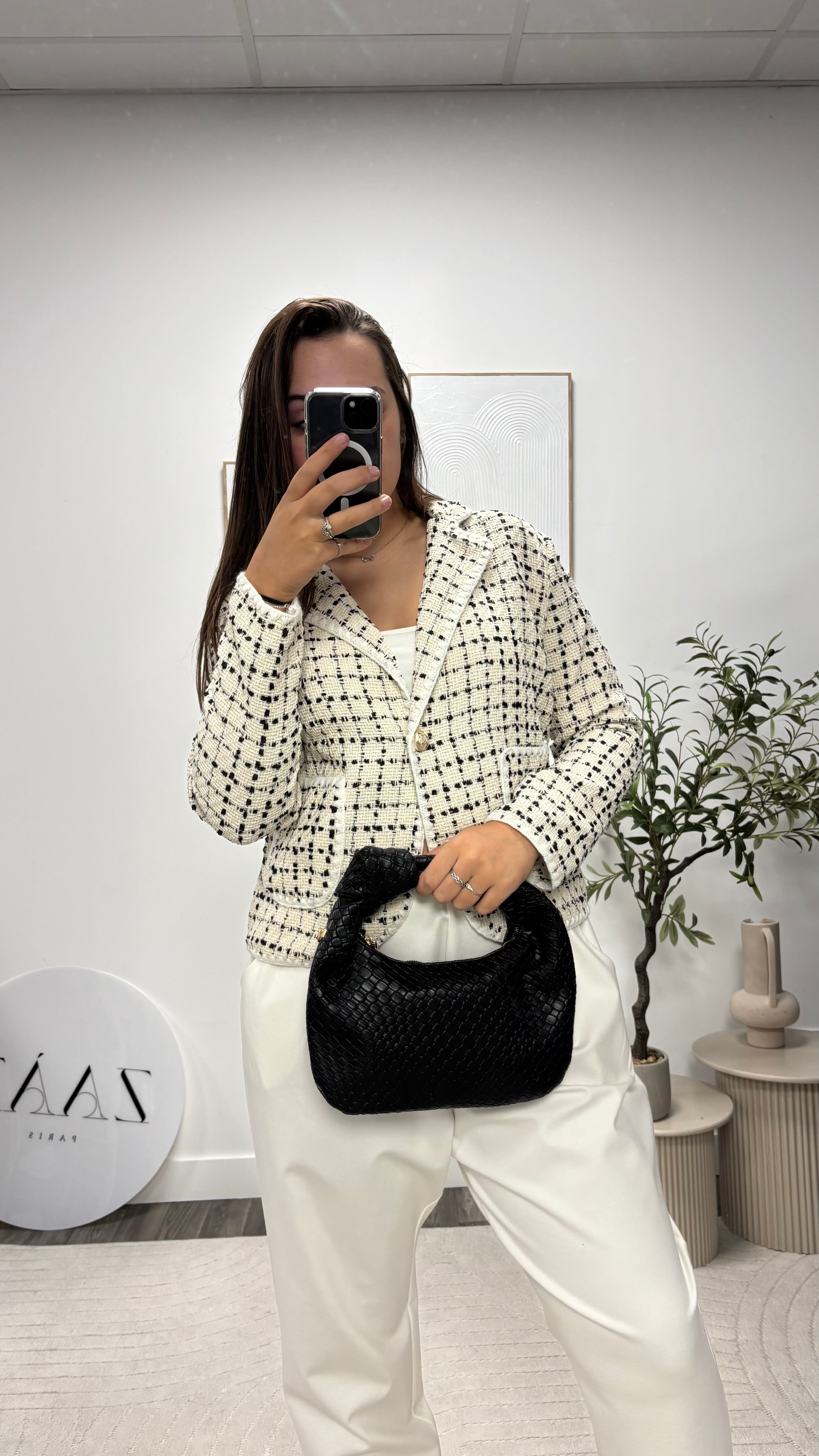 VESTON COL BLANC 231-8