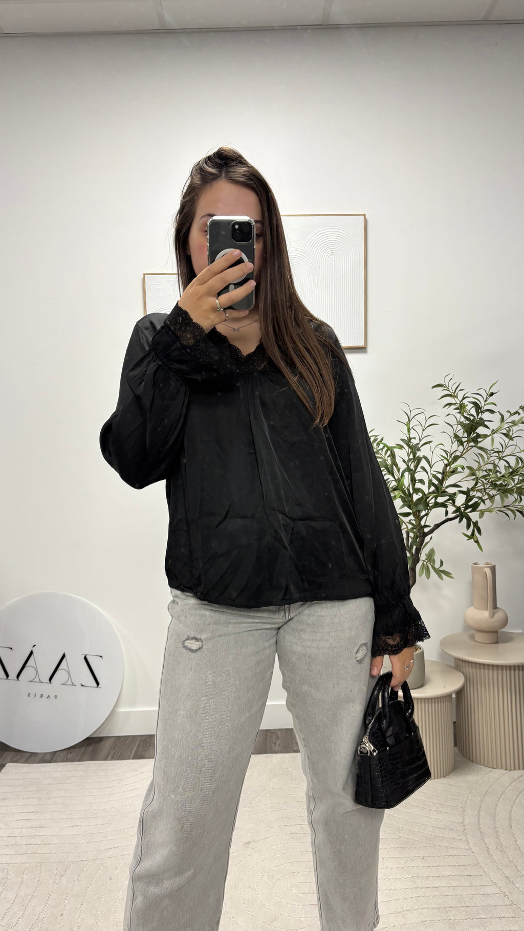 CHEMISIER DENTELLE 7578