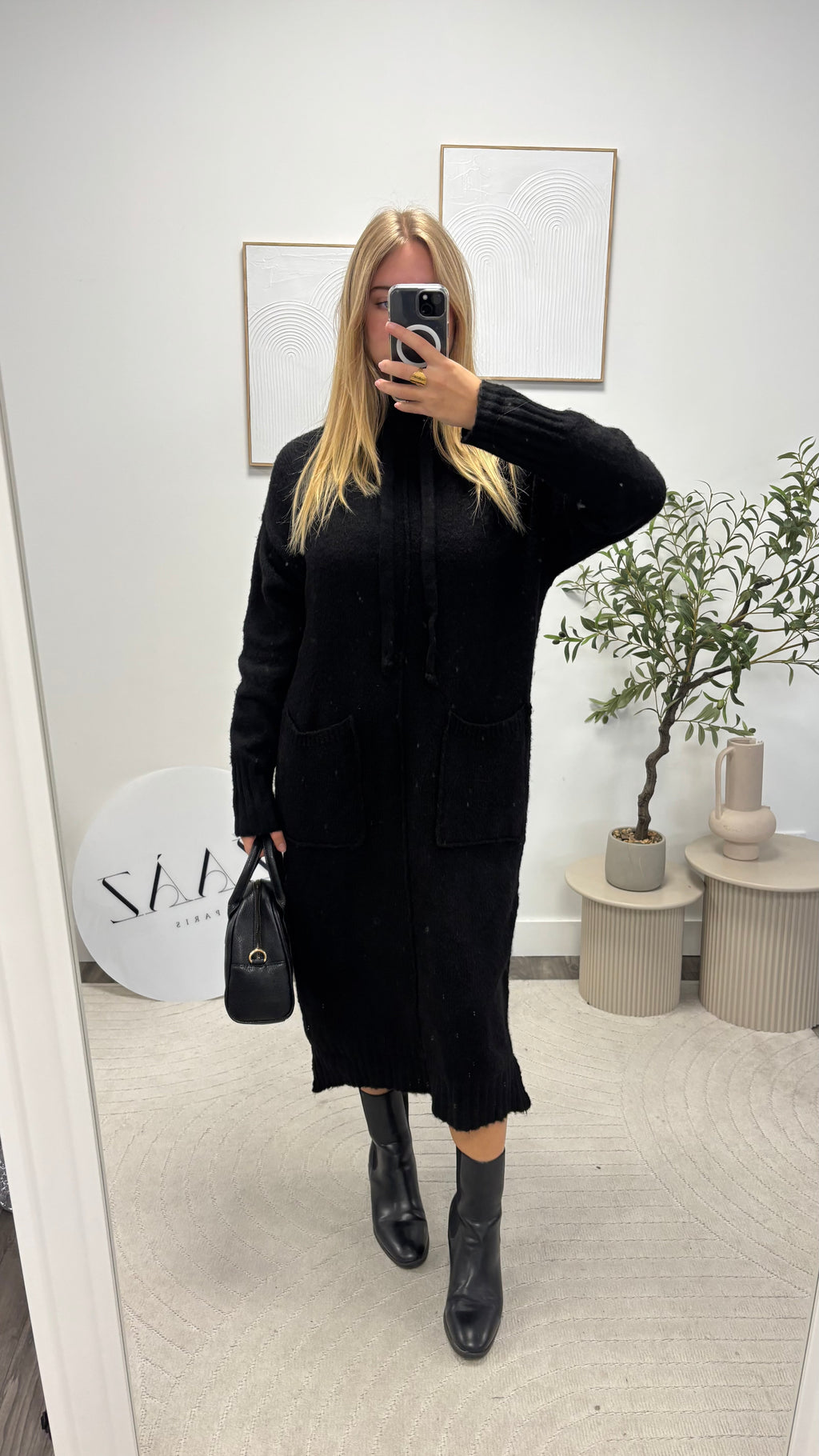 ROBE LONGUE EN LAINE LU2352