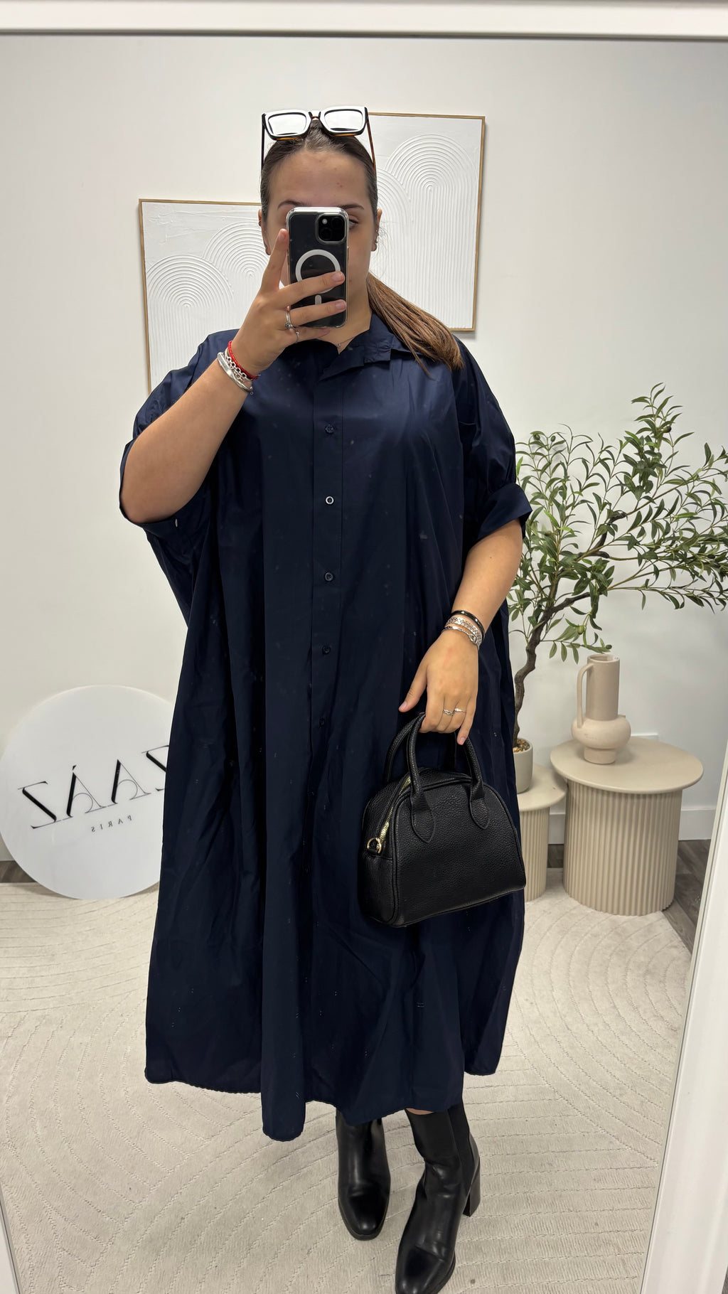 ROBE LONGUE CHEMISE 8504-2