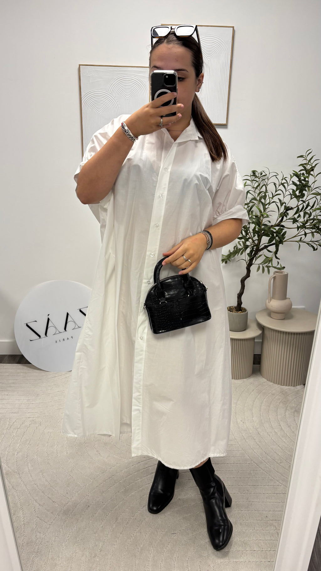 ROBE LONGUE CHEMISE 8504-2