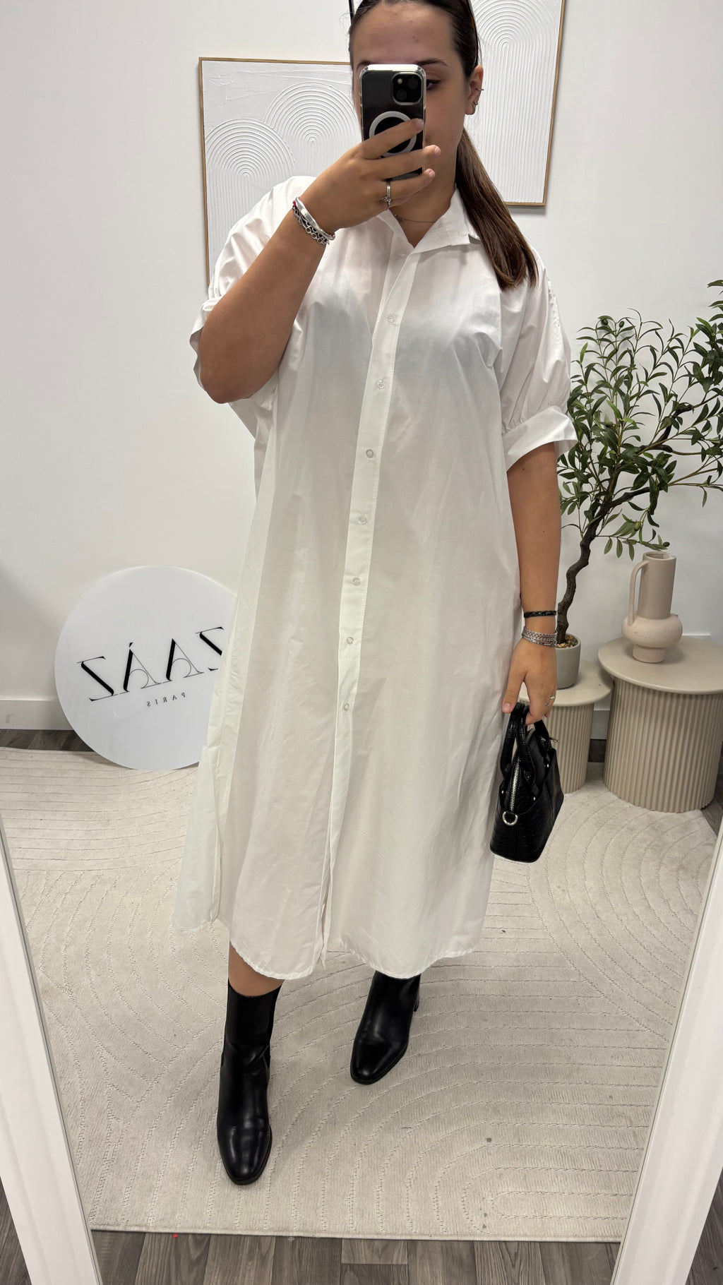 ROBE LONGUE CHEMISE 8504-2