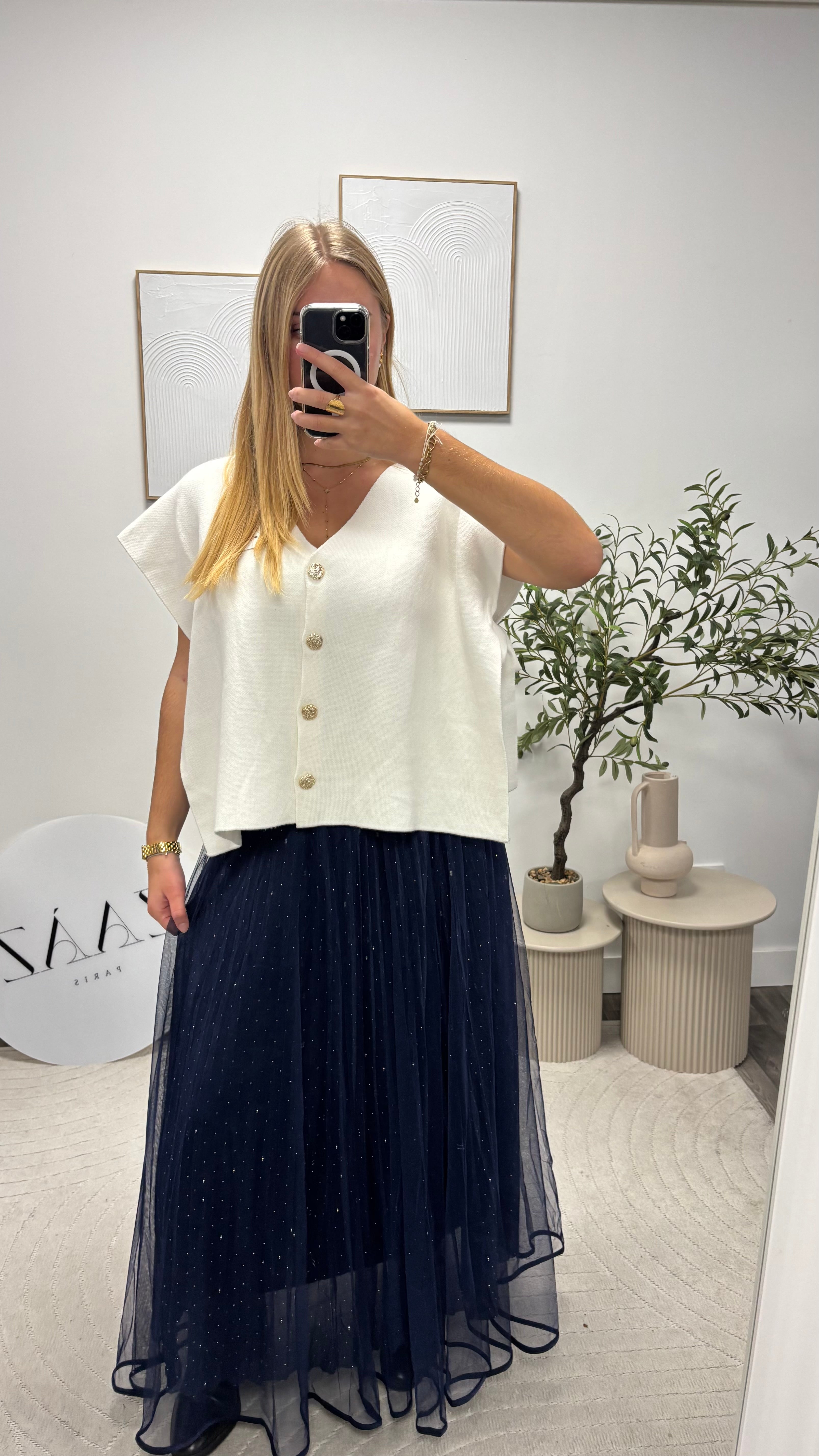 JUPE STRASS Stella JH001