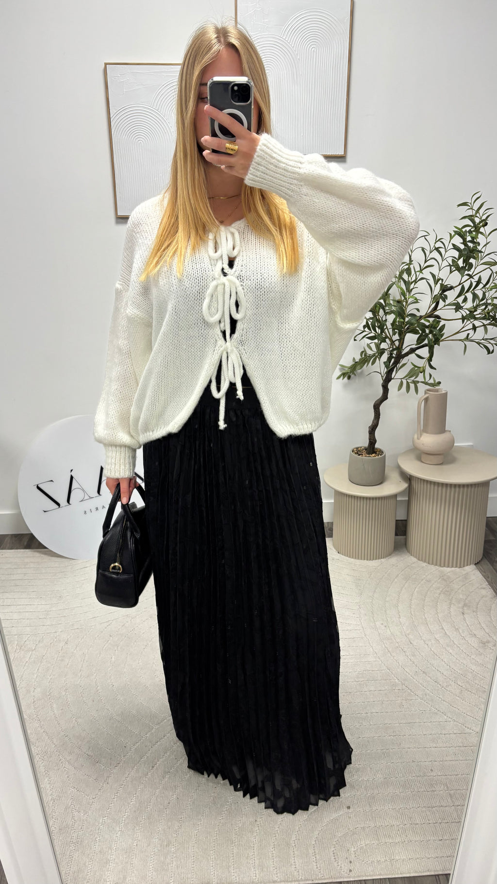 JUPE PLISSE FLEUR 5346