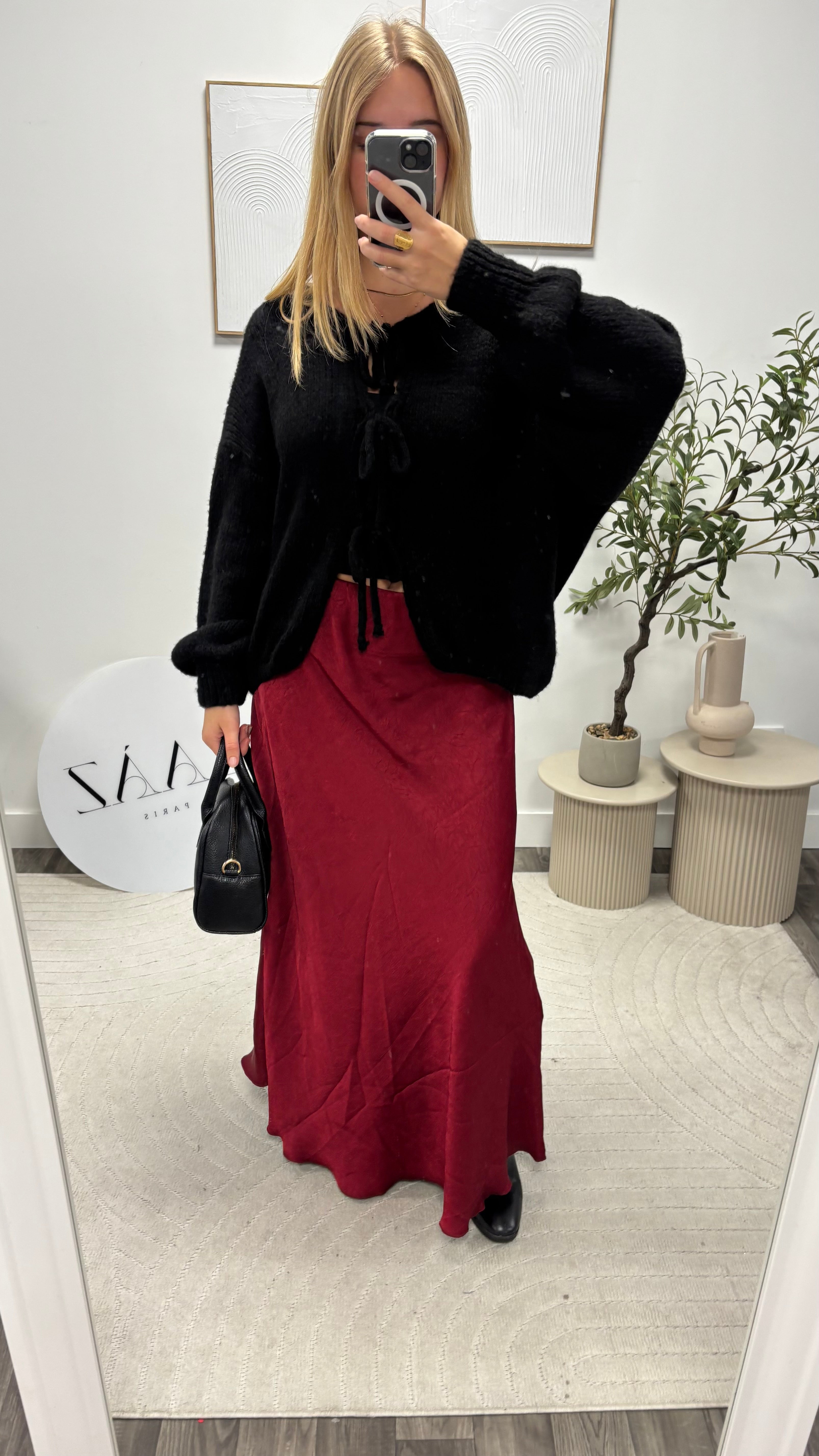 JUPE SATIN BASIC JO11