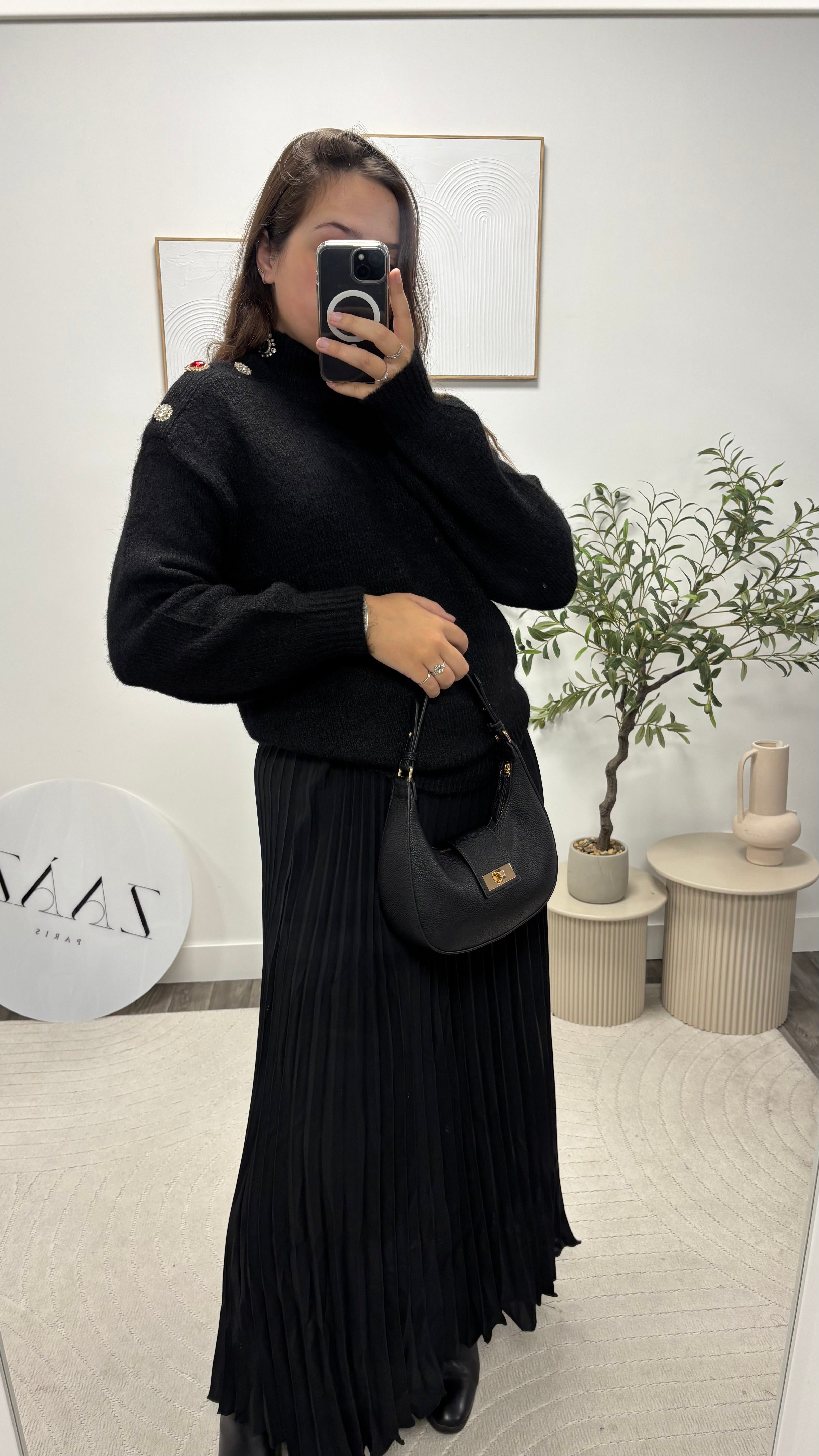 PULL MAILLE DIAMANT LU2407