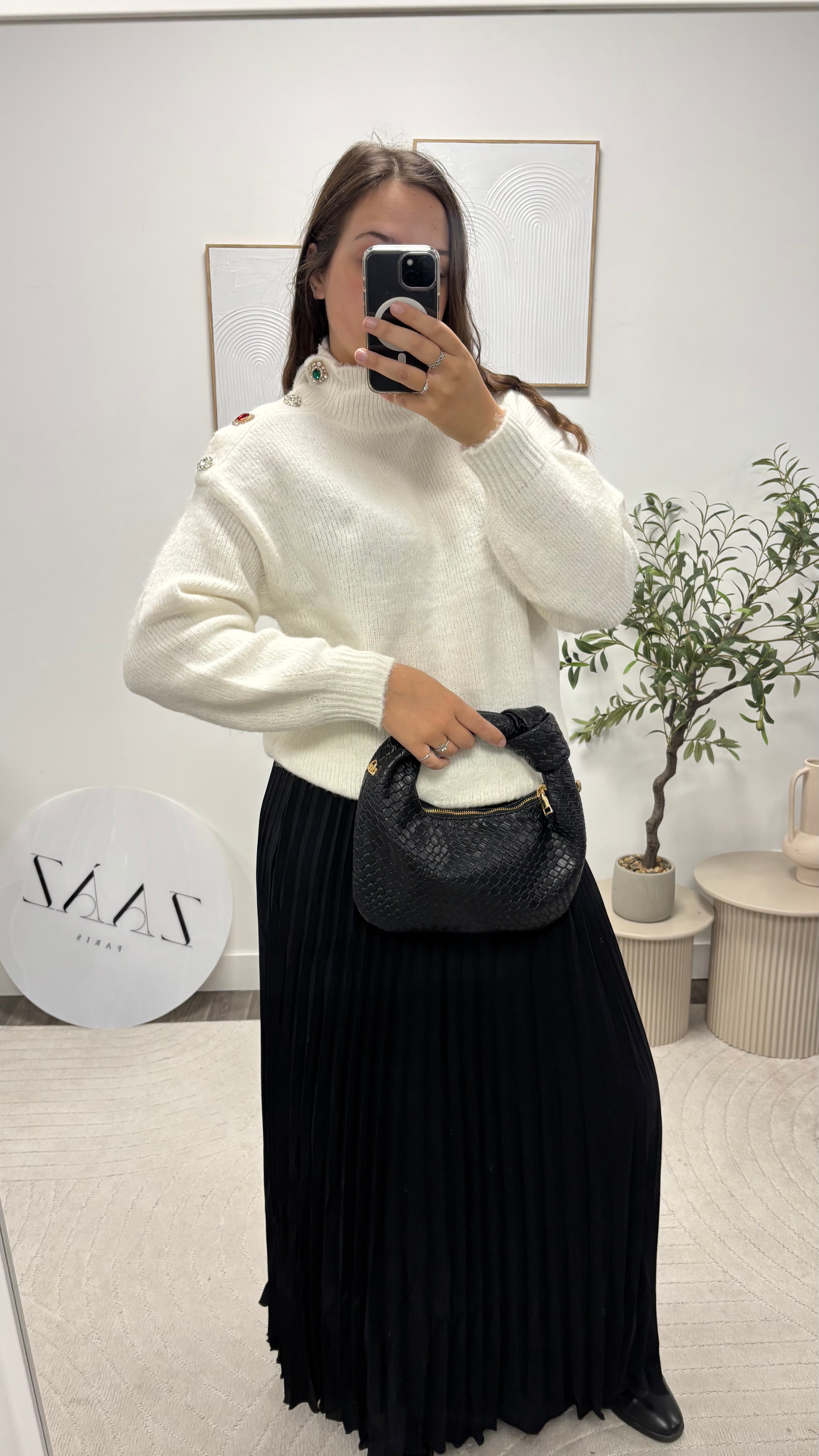 PULL MAILLE DIAMANT LU2407