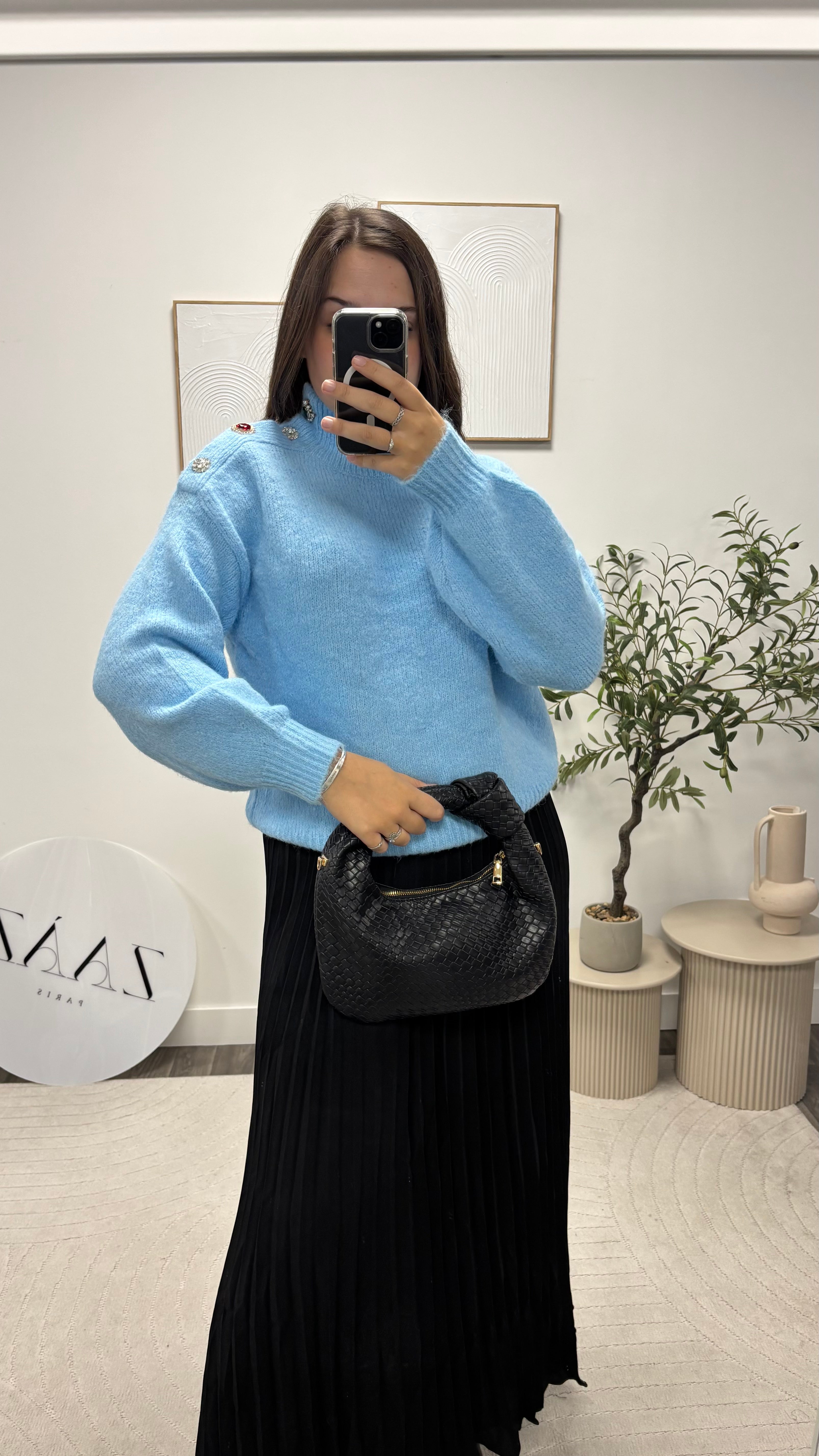 PULL MAILLE DIAMANT LU2407