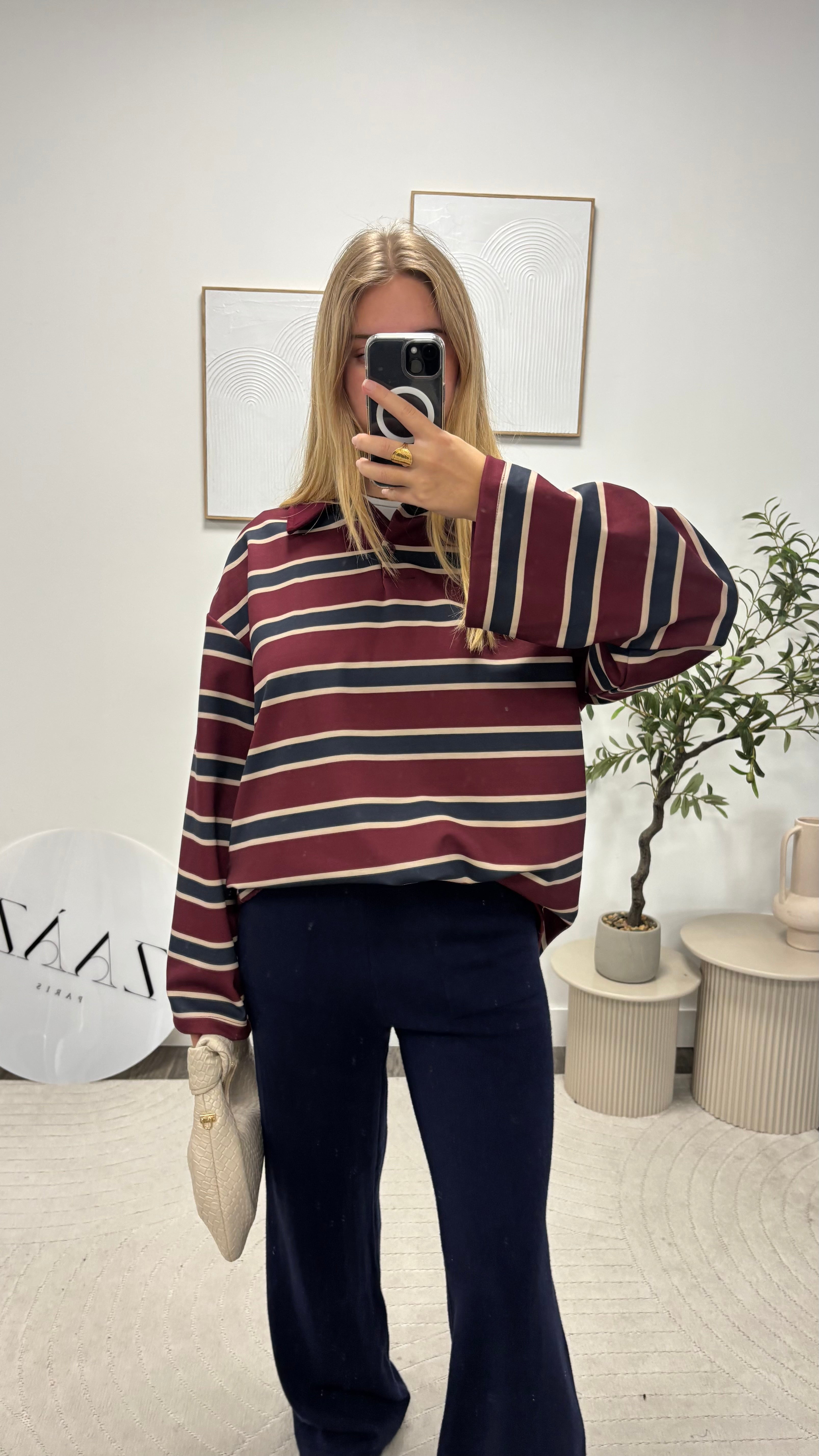 PANTALON EN MAILLE AVEC POCHE  0258